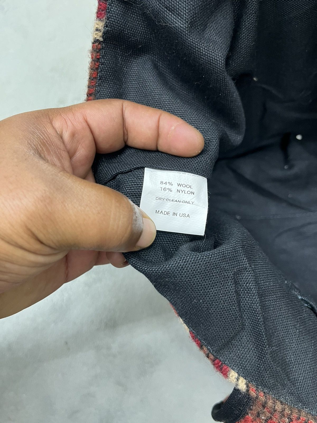 Johnson Woolen Mills ARCHIVE🔥JOHNSON WOOLEN MILLS CHECK TOTE BAG Size ONE SIZE - 8 Thumbnail