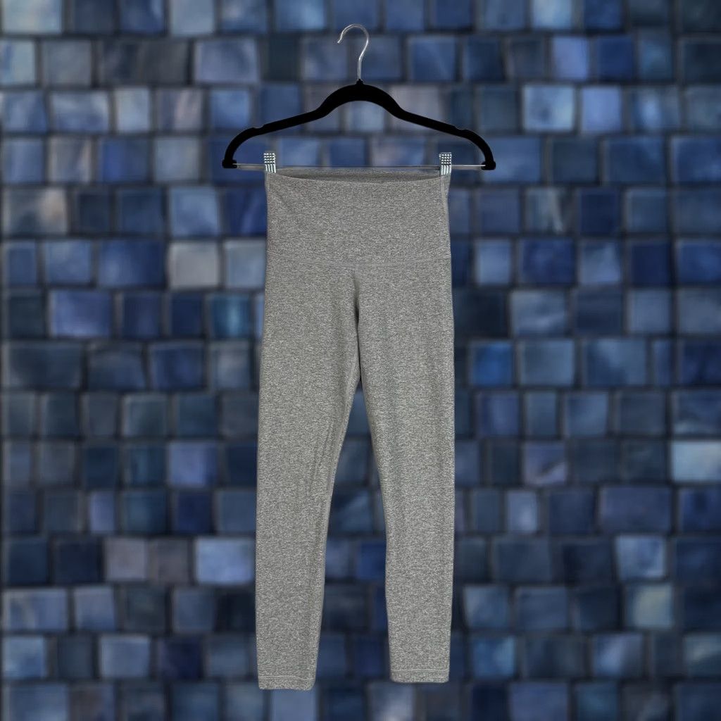 Vintage TnAction Leggings Womens XS Gray Cropped Yoga Gym Pants Athletic Stretch Size 26" / US 2 / IT 38 - 1 Thumbnail