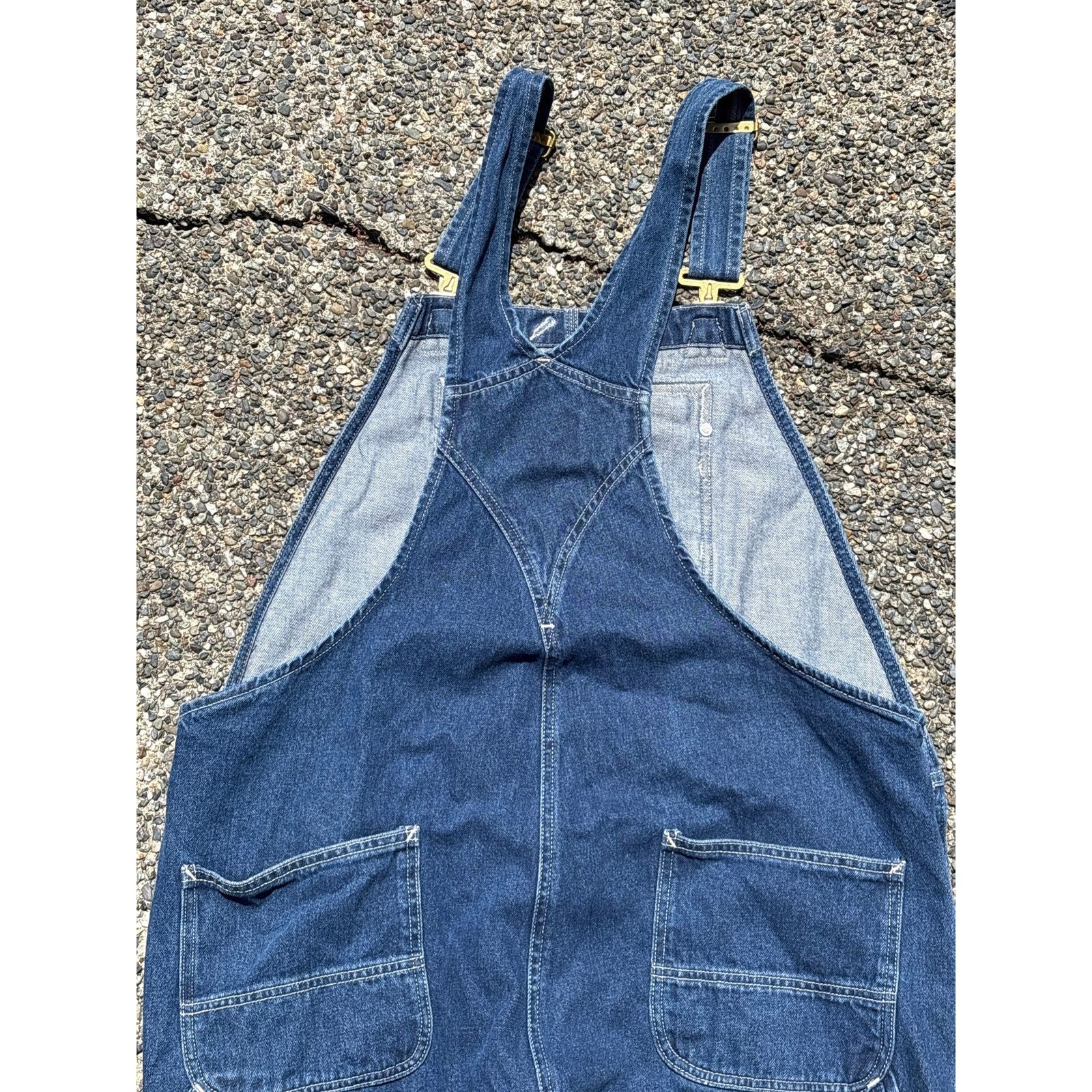 Carhartt Carhartt Loose Fit carpenter Overalls OR4672-M Blue 40x28 Size US 40 / EU 56 - 7 Thumbnail