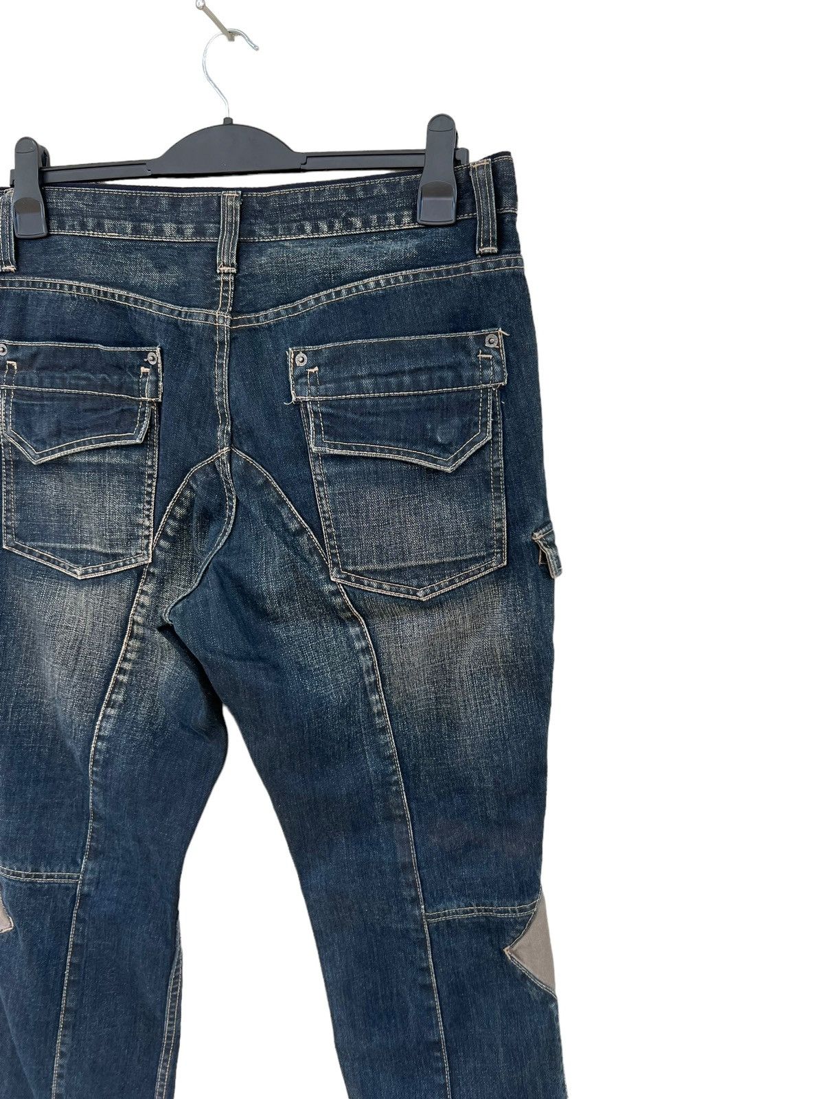 PPFM Vintage PPFM Bondage Denim Parachute Cargo Jeans Size US 32 / EU 48 - 17 Thumbnail