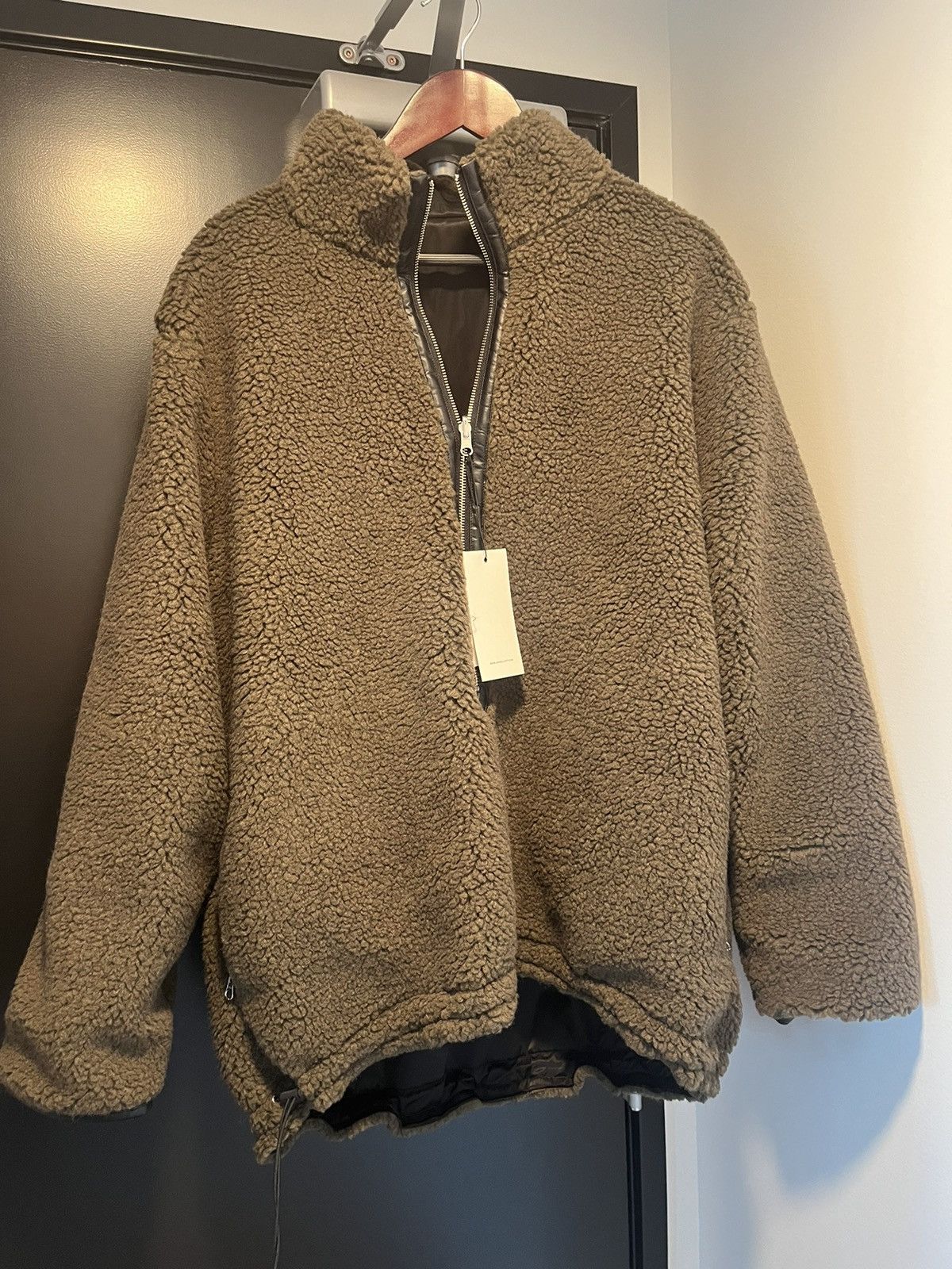 John Elliott Corpus Reversible Half Zip Jacket Size Large