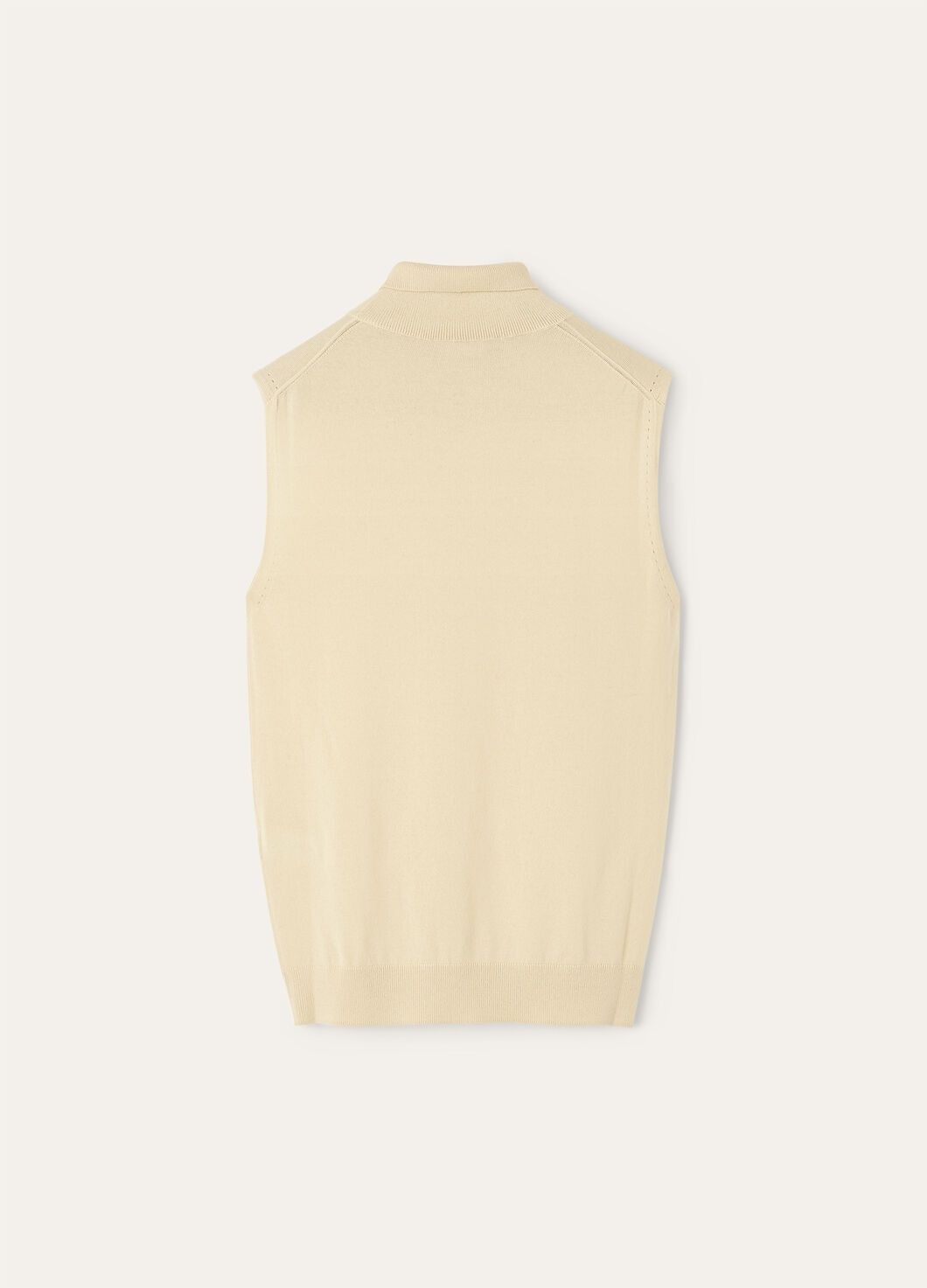Loro Piana o1w1db10825 FAO5327 Piuma Top in Beige Size XS / US 0-2 / IT 36-38 - 6 Thumbnail