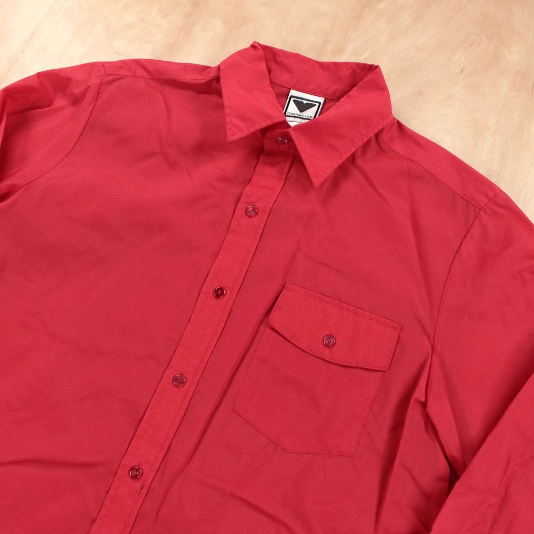 Obermeyer OBERMEYER wind jacket vtg red windbreaker button up shirt SMALL nylon 80s 90s Size US S / EU 44-46 / 1 - 3 Thumbnail