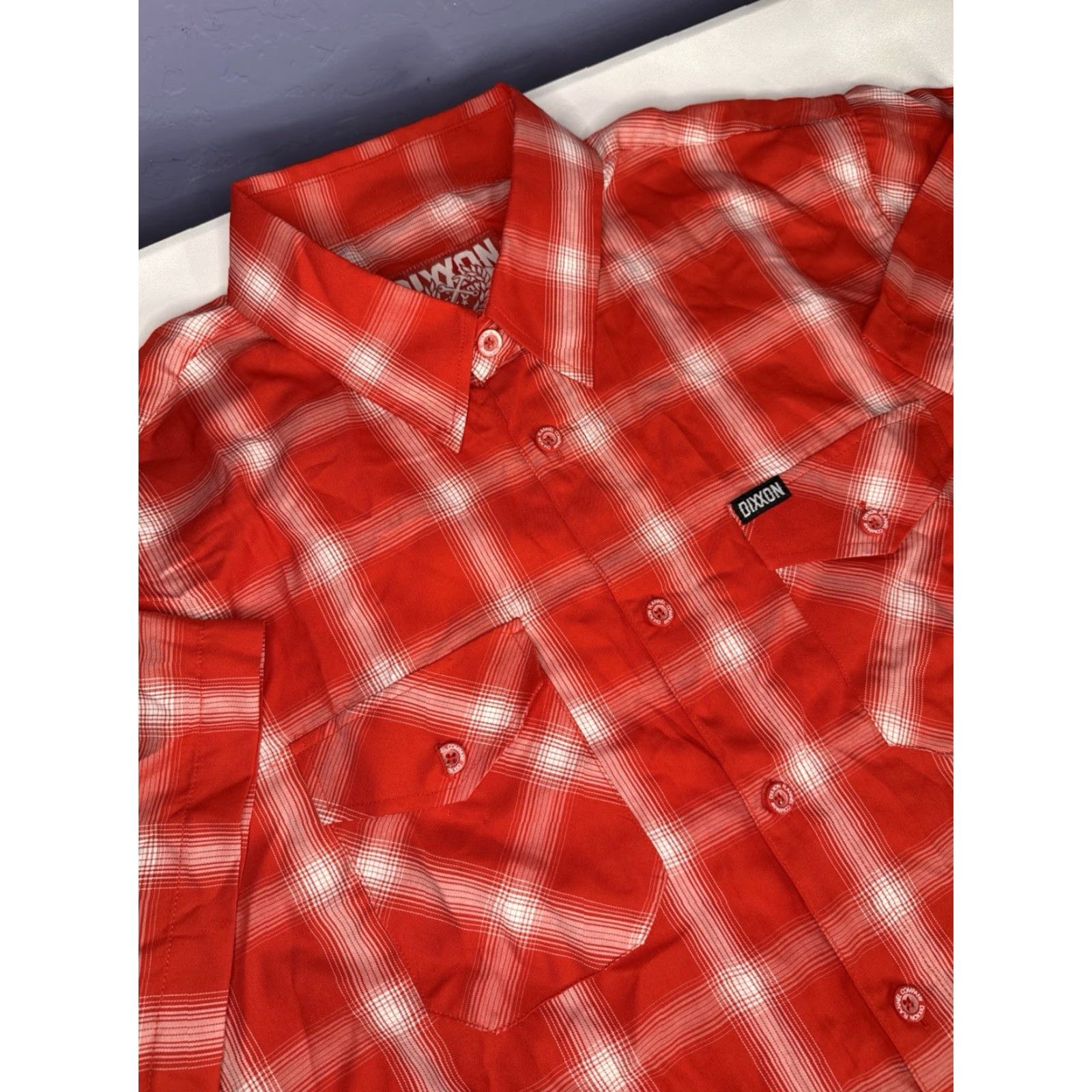 Vintage VINTAGE Dixxon Shirt Mens XL Red Plaid Button-Up Third Street Bamboo Shirt Sz XL Shirt Mens Red Plaid Button-Up Dixxon Bamboo Sz XL Men Casual Shirt Size US XL / EU 56 / 4 - 2 Thumbnail