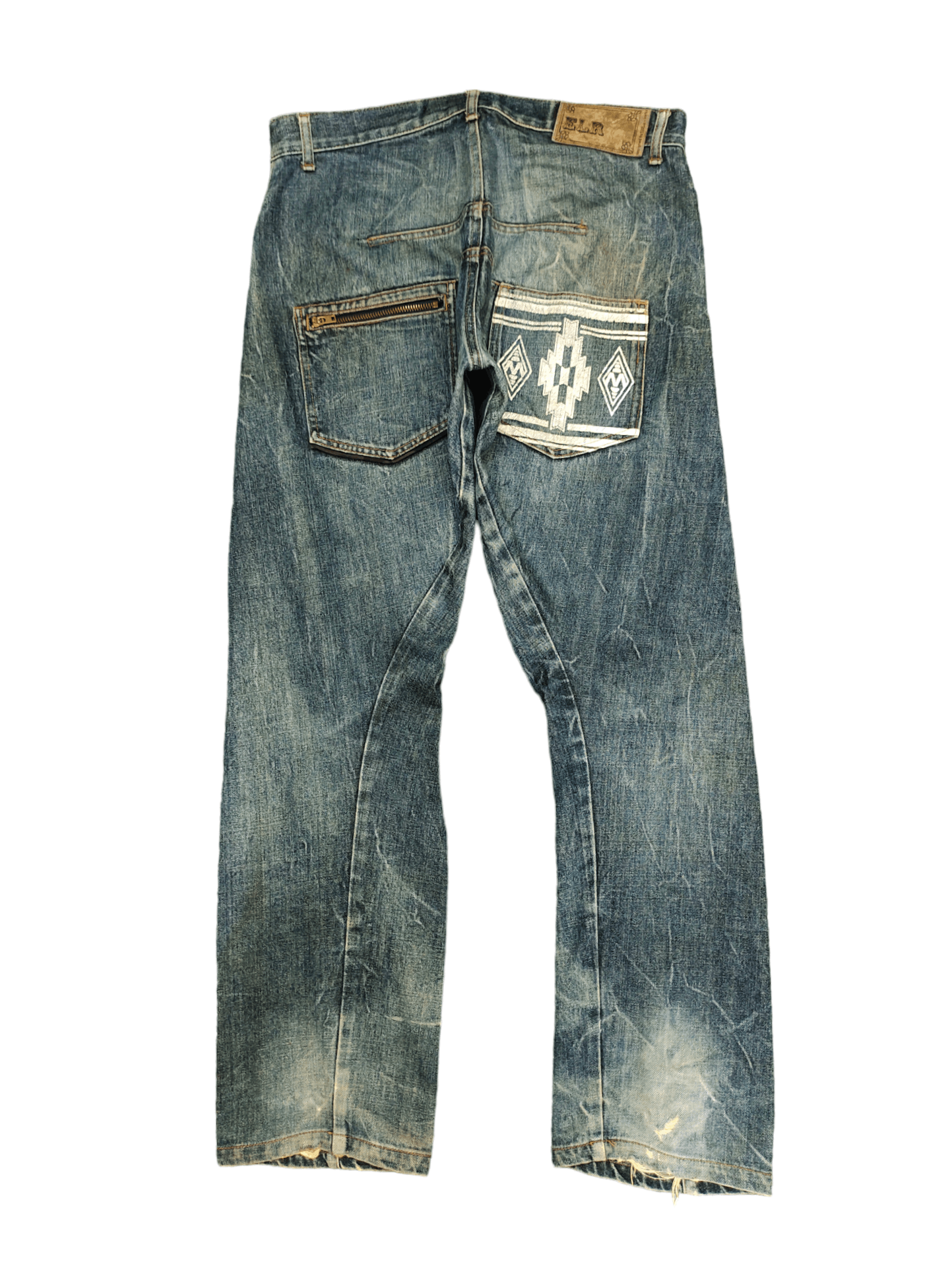Japanese Brand Elr Japan Navajo Curved Denim Pants Ppfm Undercover Style Size US 34 / EU 50 - 1 Thumbnail