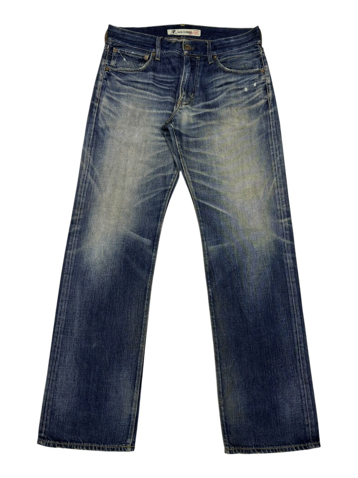 Hysteric Glamour Vintage Japan Denim Jeans Back Number Distressed Kurt Cobain Size US 32 / EU 48 - 7 Thumbnail