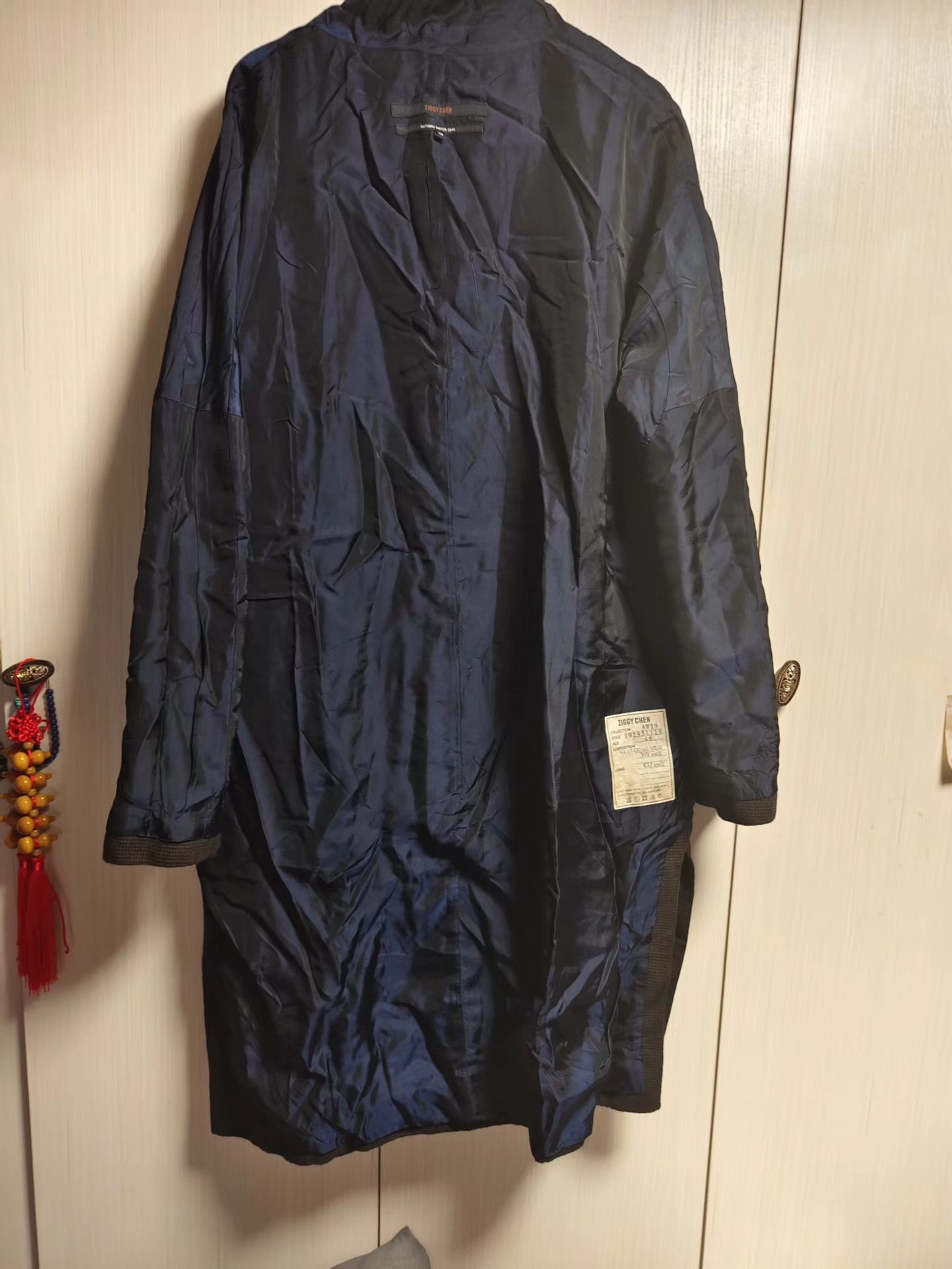 Ziggy Chen Ziggy Chen Botanical-Dyed Houndstooth Kimono Collar Coat Size US M / EU 48-50 / 2 - 4 Thumbnail
