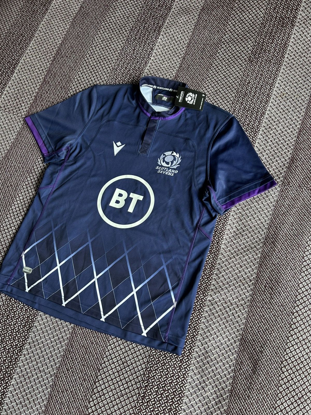 Macron × Rugby Ralph Lauren Scotland Rugby Jersey Shirt Home Macron New Item L Size Size US L / EU 52-54 / 3 - 2 Thumbnail
