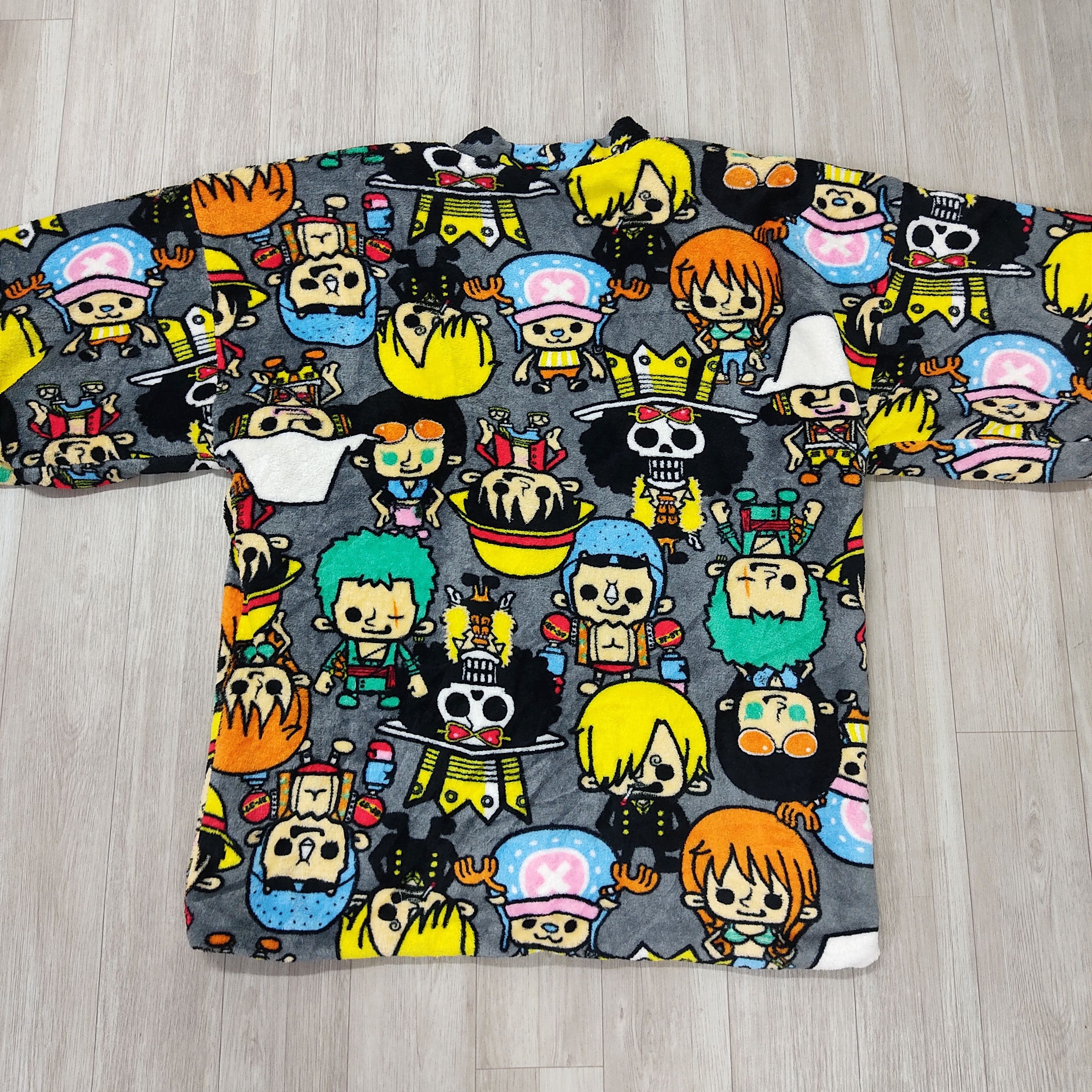 Anime ONE PIECE Anime Multicolour Yutaka Kimono Fleece Size US L / EU 52-54 / 3 - 12 Thumbnail
