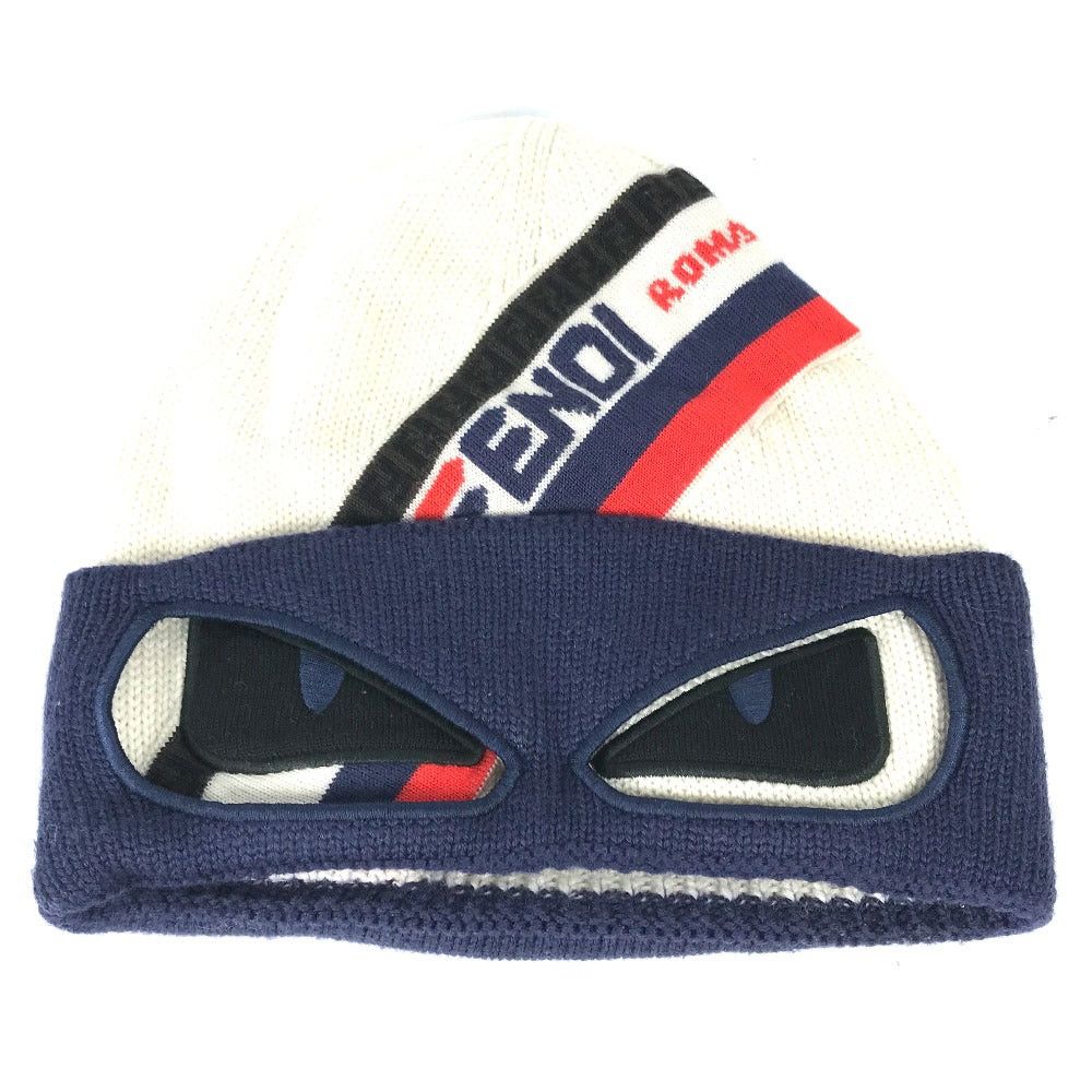 Fendi Fendi monster eyes black beanie hat | Grailed