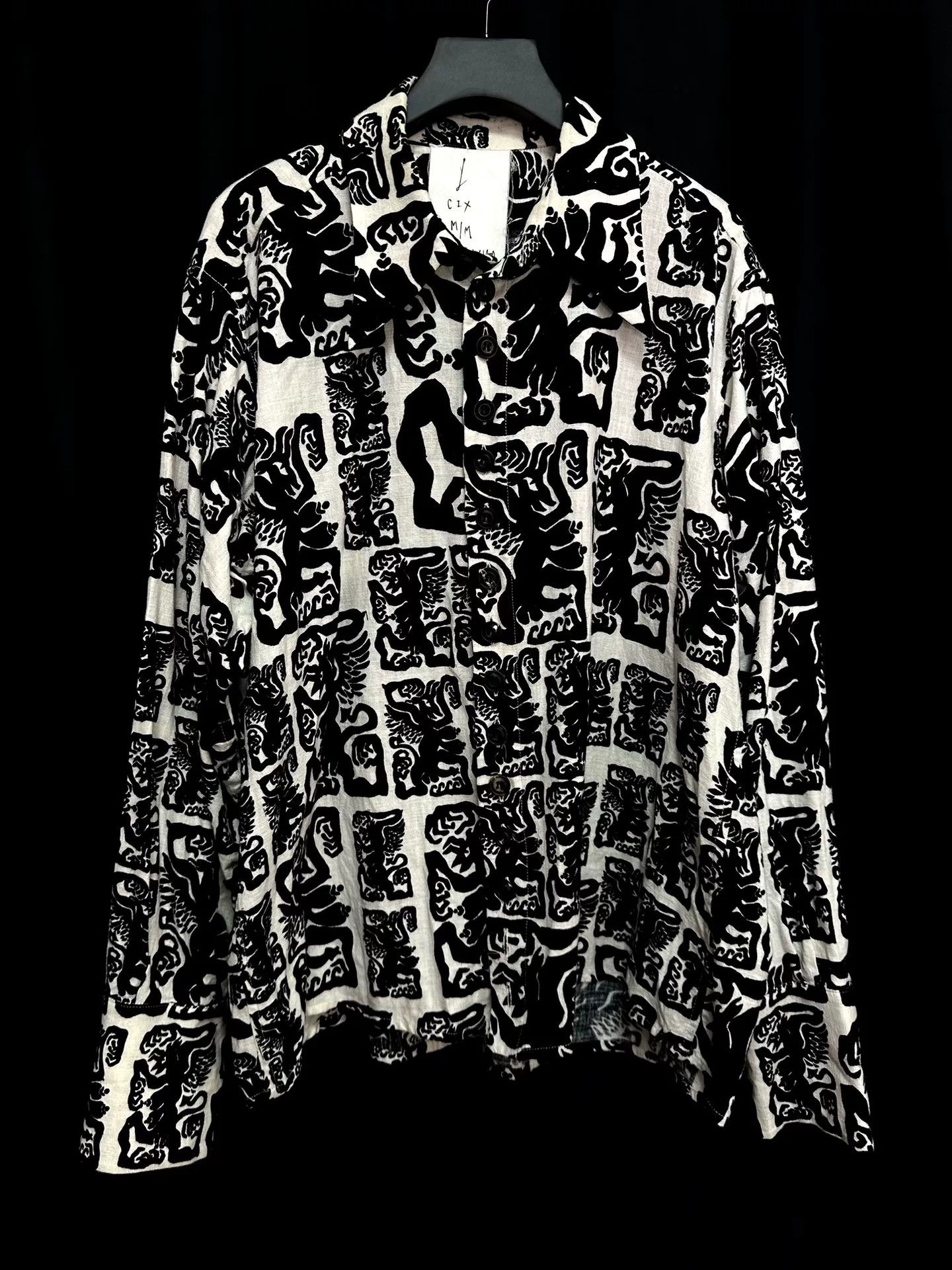 John Alexander Skelton John Alexander Skelton black clink shirt