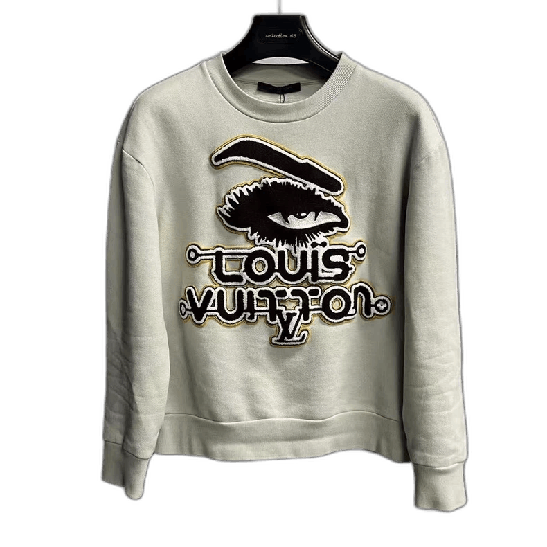Louis Vuitton Louis Vuitton Green Logo Embroidered Sweatshirt Size US S / EU 44-46 / 1 - 1 Thumbnail