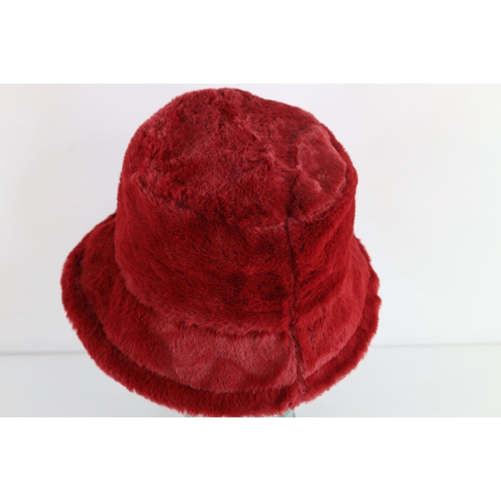 Kangol × Vintage Vintage 90s Streetwear Babydoll Fuzzy Shag Fleece Bucket Hat Size ONE SIZE - 3 Thumbnail