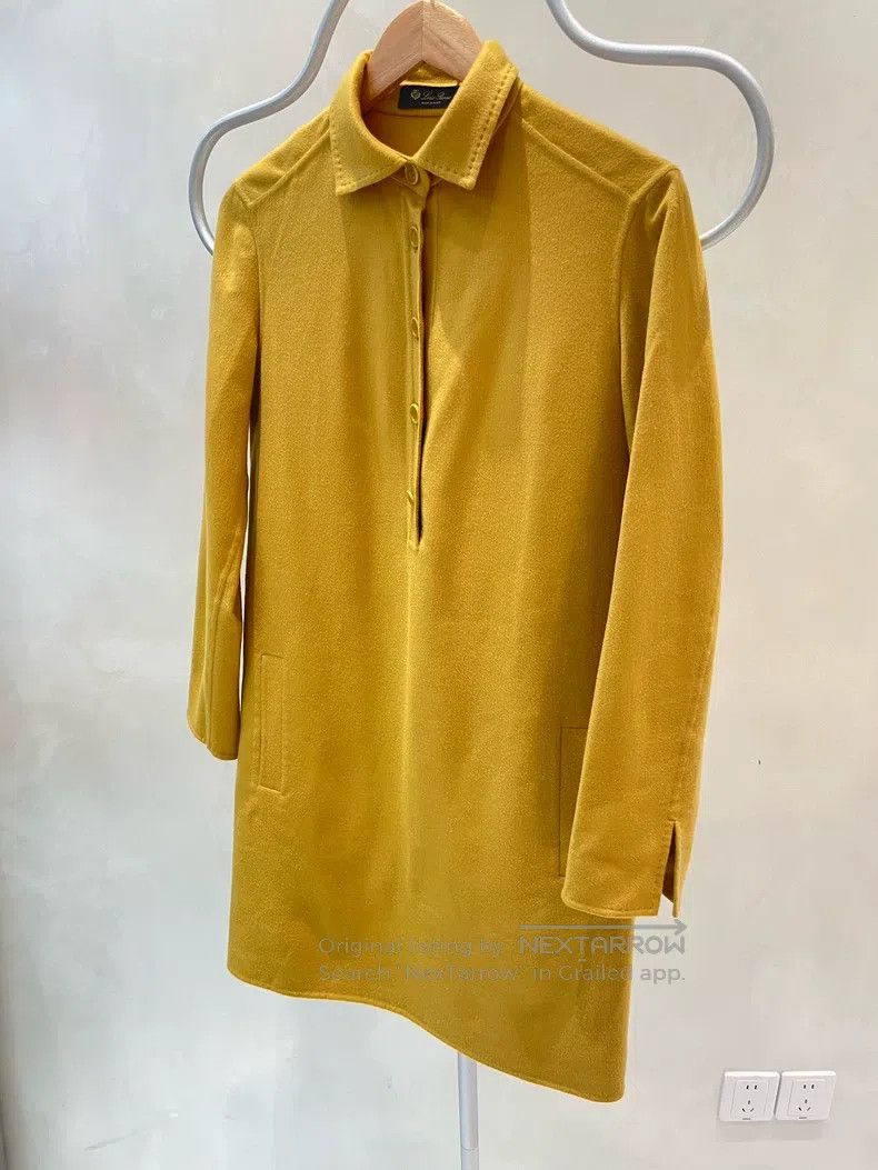 Loro Piana Loro Piana Golden Yellow Long Polo Shirt Size XS / US 0-2 / IT 36-38 - 4 Thumbnail
