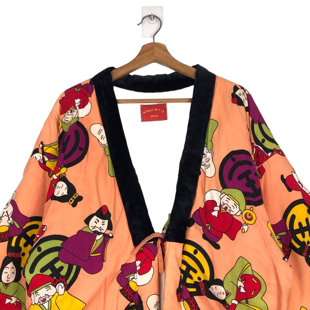 Japanese Brand 🔥Vtg Traditional Kimono Japan Cartoon FullPrint Paquerette Size US M / EU 48-50 / 2 - 3 Thumbnail