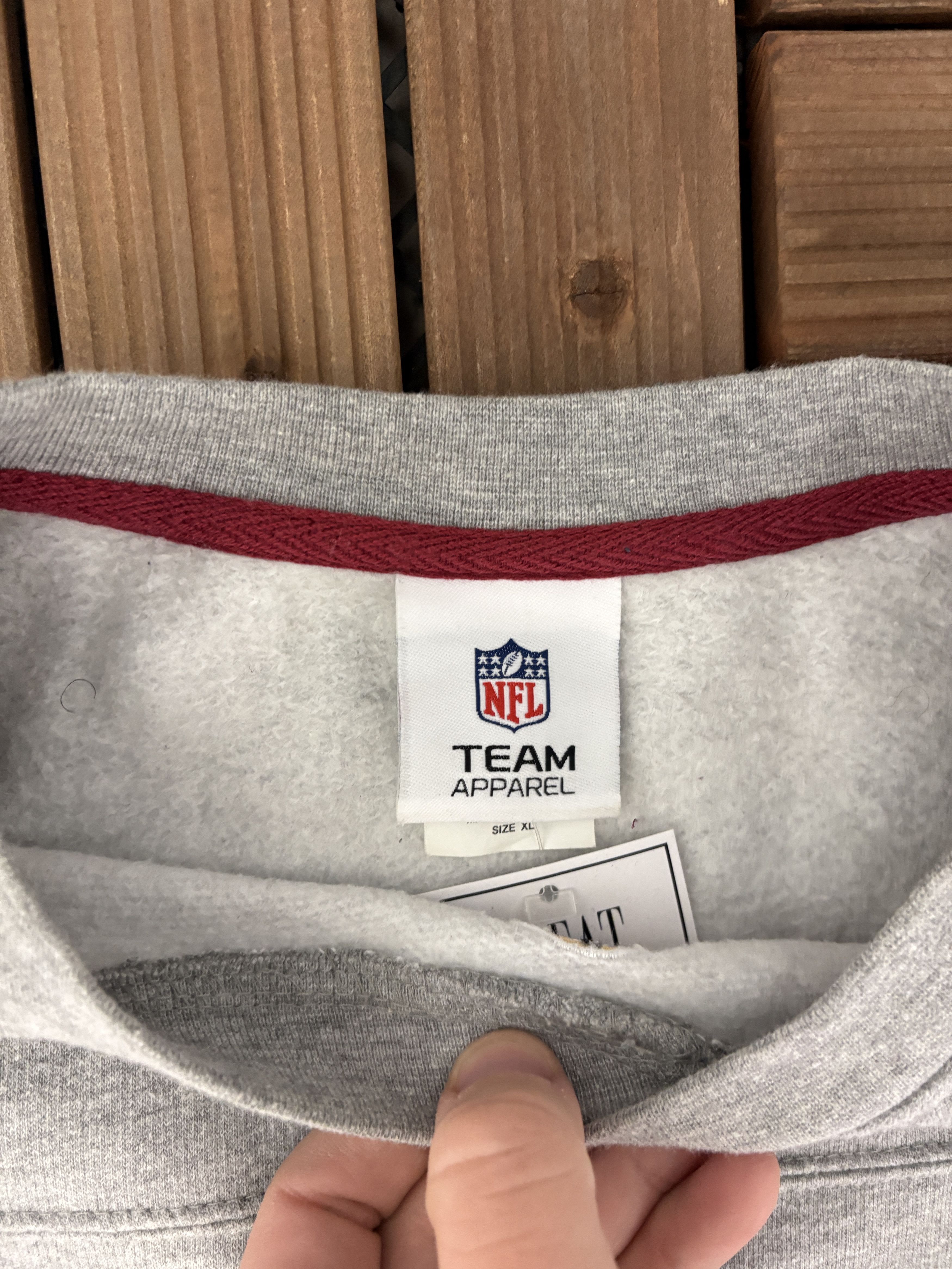 Vintage Washington Redskins Vintage Grey Crewneck Sweater Size US XL / EU 56 / 4 - 5 Thumbnail
