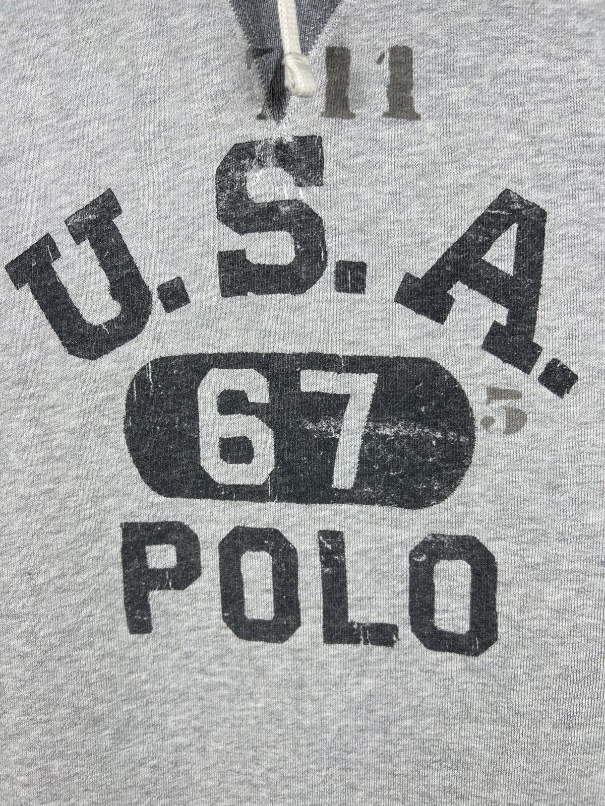 Polo Ralph Lauren Polo Ralph Lauren USA America six seven 67 logo hoodie Size US L / EU 52-54 / 3 - 9 Thumbnail