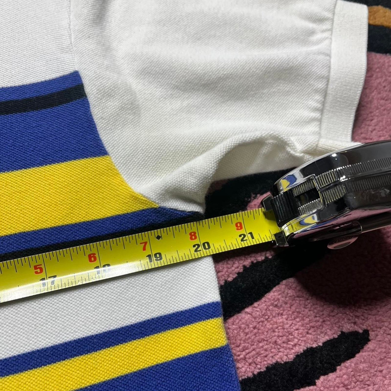 Ralph Lauren Vintage 90’s Ralph Lauren Polo Sport Striped Logo Polo Shirt Size US M / EU 48-50 / 2 - 5 Thumbnail