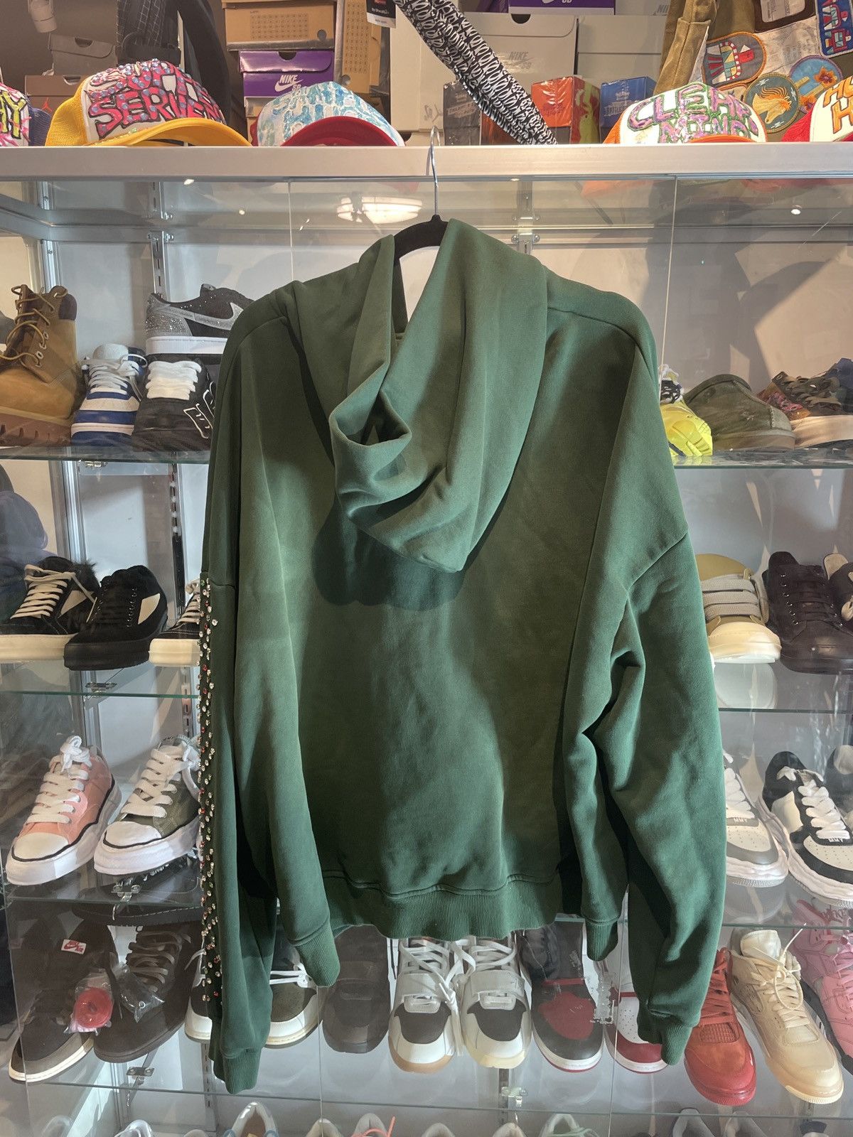 HMDD HMDD Crystal Zip Up Hoodie Green Large Size US L / EU 52-54 / 3 - 2 Thumbnail