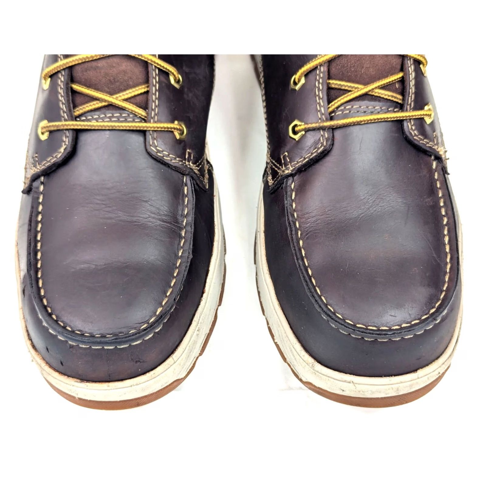 Vintage CAT Impact Waterproof Carbon Composite Toe Work Boots Mens 14 Brown Lace Up P91402 Size US 14 / EU 47 - 3 Thumbnail