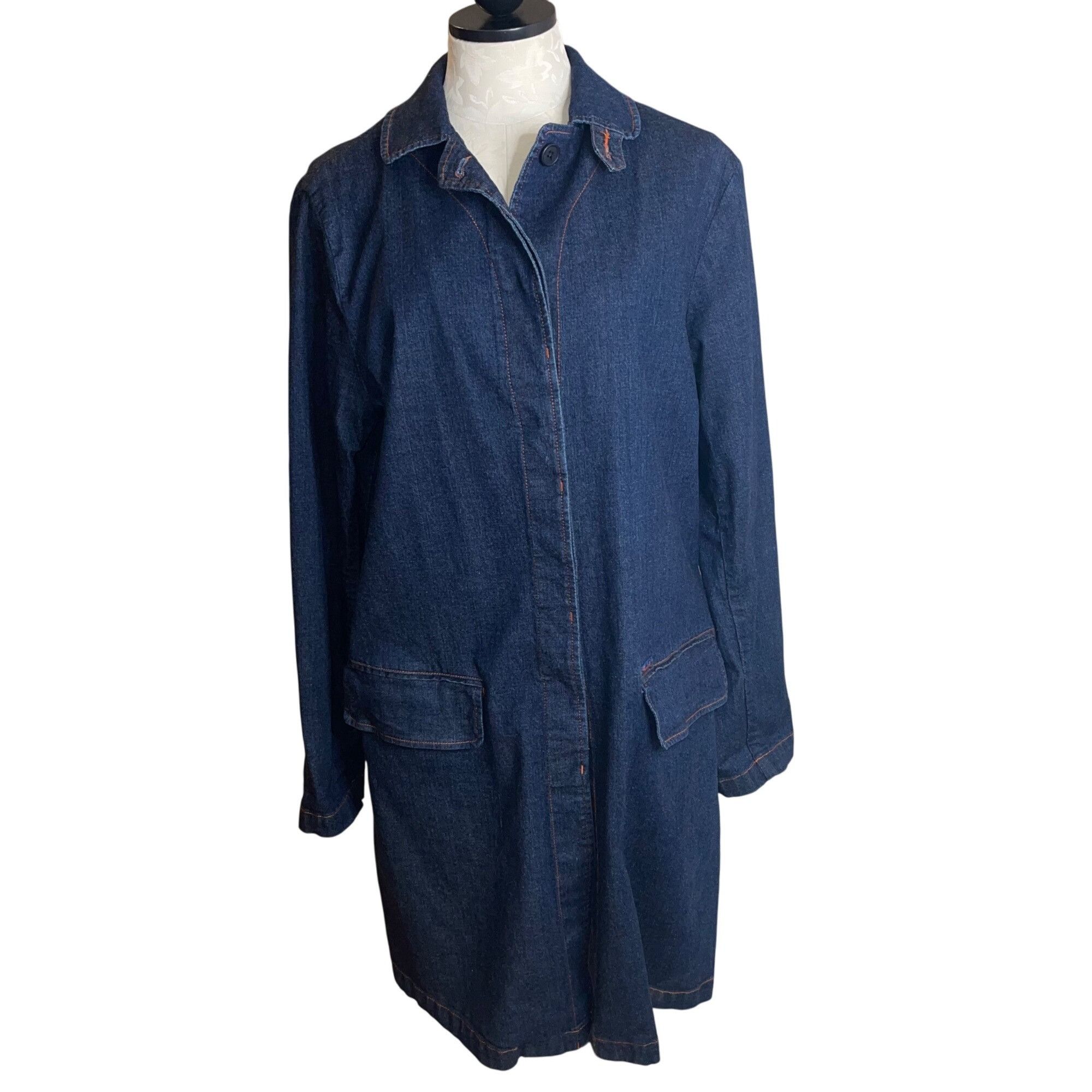 Faconnable Faconnable Vintage Womens Coat Size Medium Blue Size M / US 6-8 / IT 42-44 - 1 Thumbnail