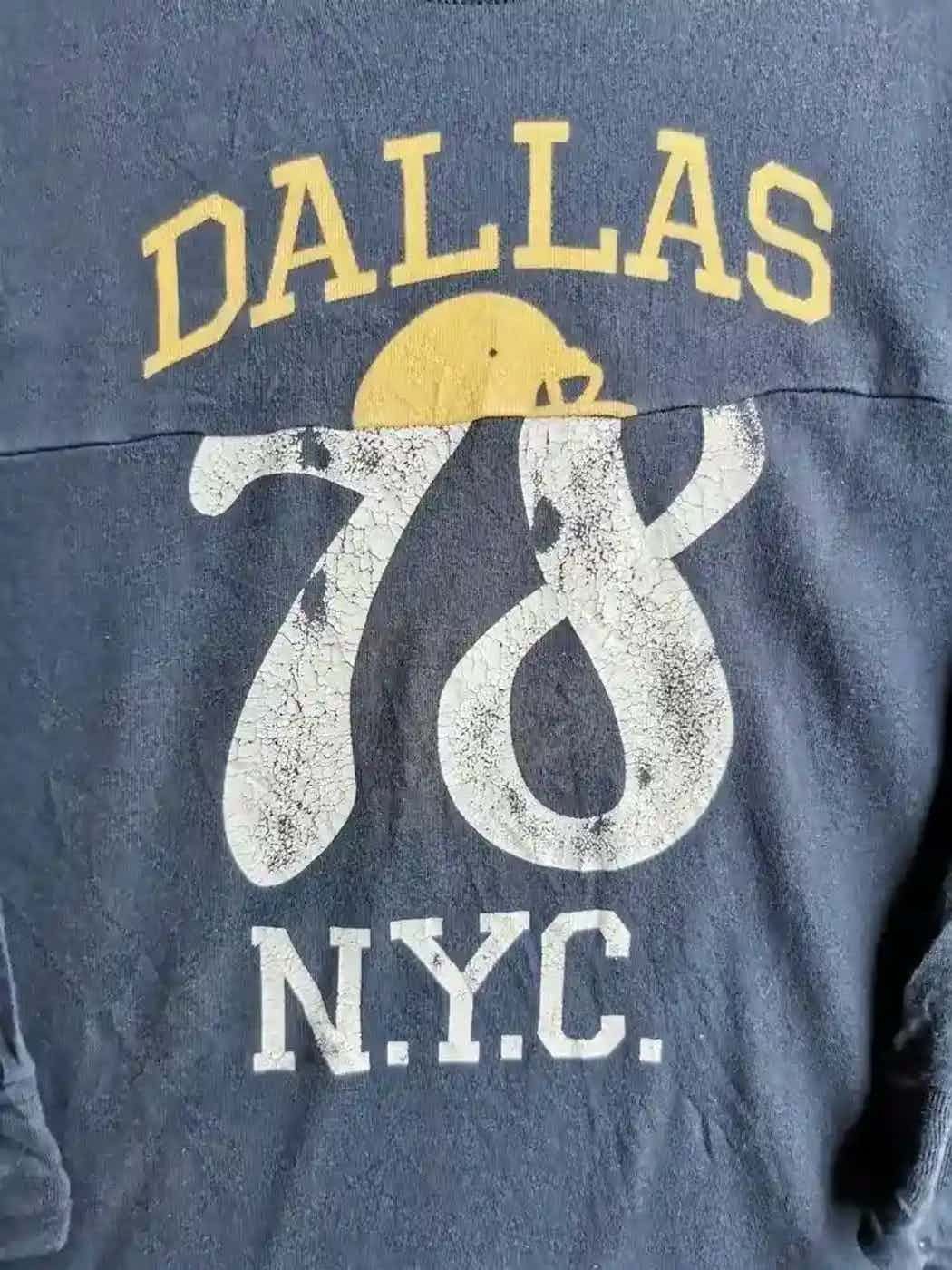 Vintage Vintage Discus Dallas N.Y.C Sweatshirt Size US L / EU 52-54 / 3 - 2 Thumbnail