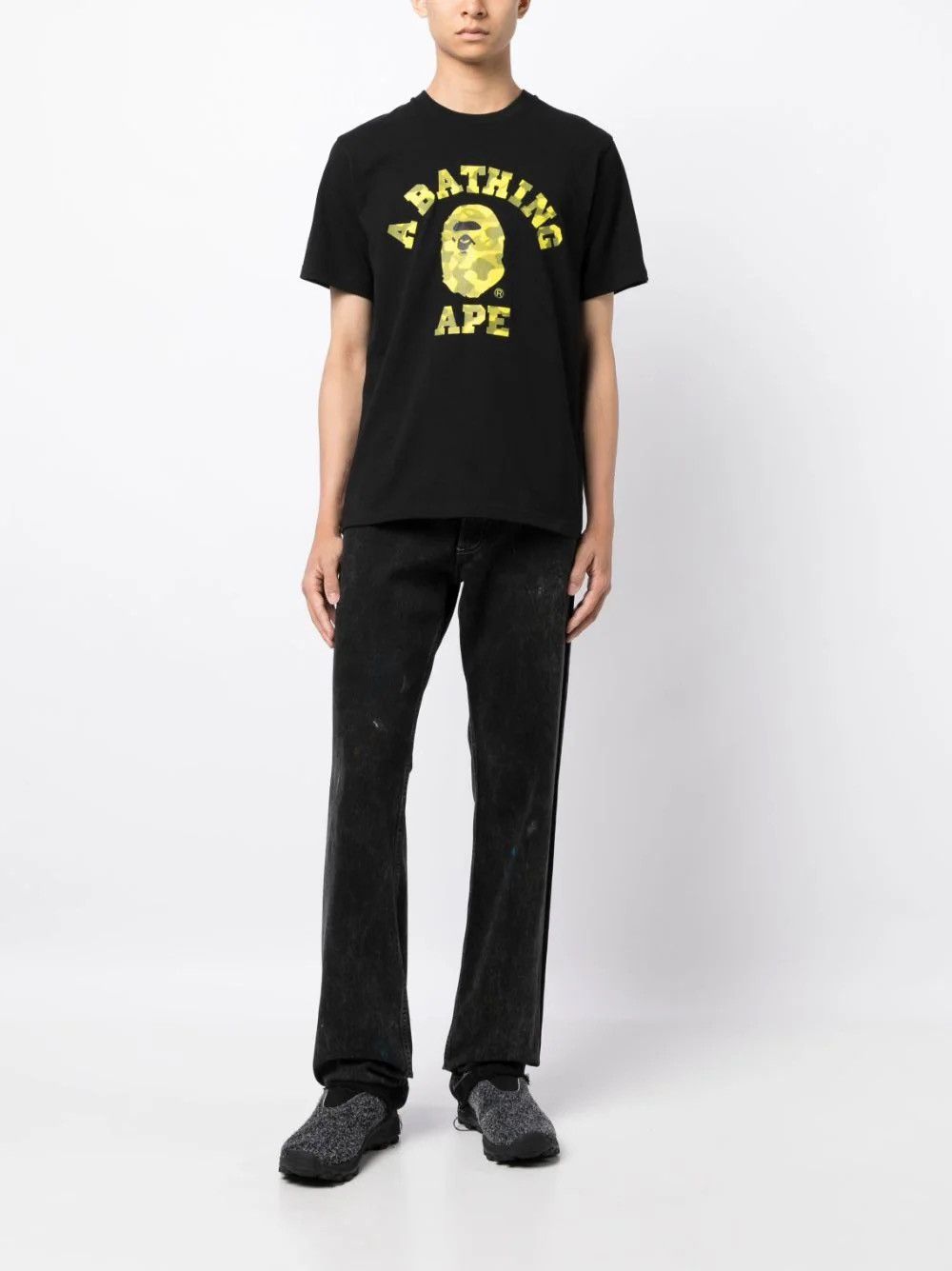 Bape Radiation Camo College Tee Size US L / EU 52-54 / 3 - 3 Thumbnail