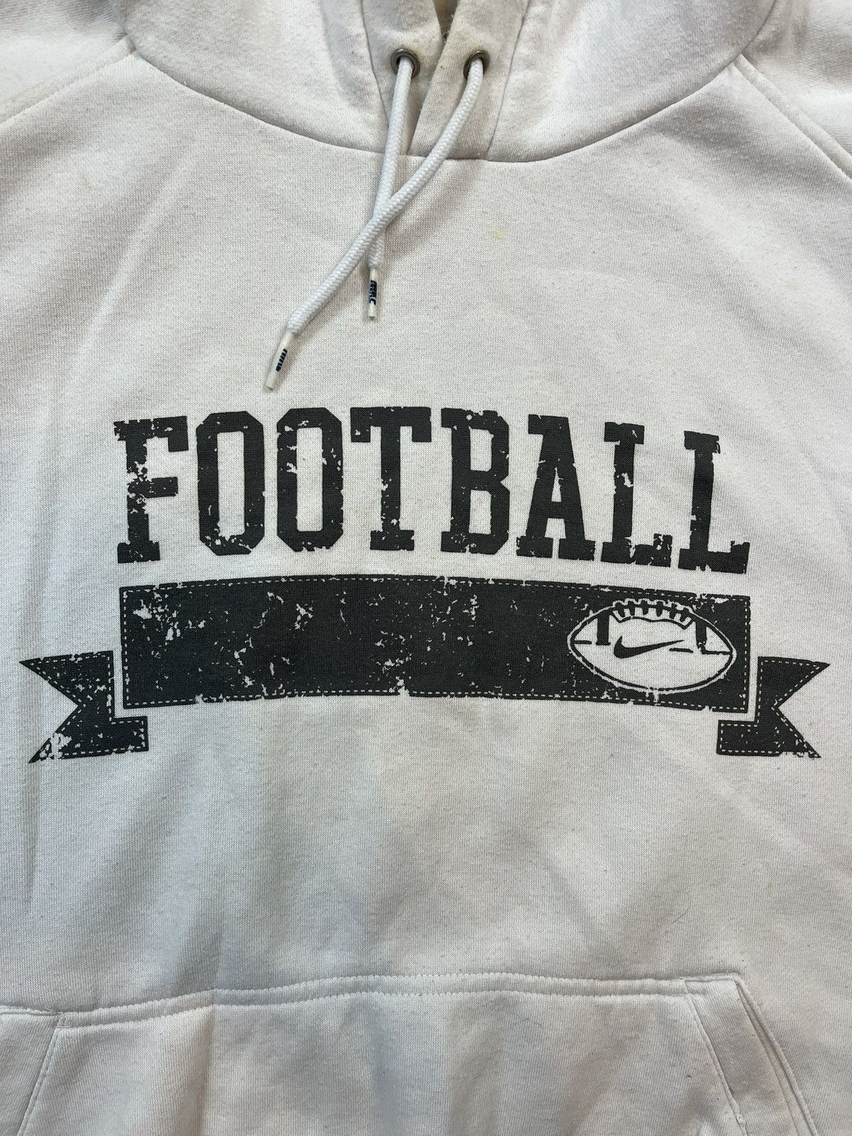 Nike × Vintage 00s Nike Football Vintage Y2K Oversized Retro Hoodie Size US L / EU 52-54 / 3 - 2 Thumbnail