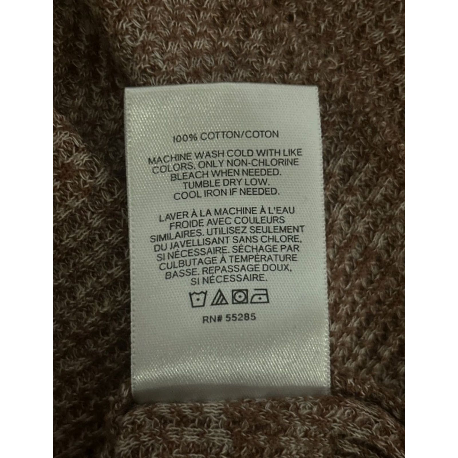 Express Express Mens Waffle Knit Shirt Sz Med L/S black brown 841 Size US M / EU 48-50 / 2 - 4 Thumbnail