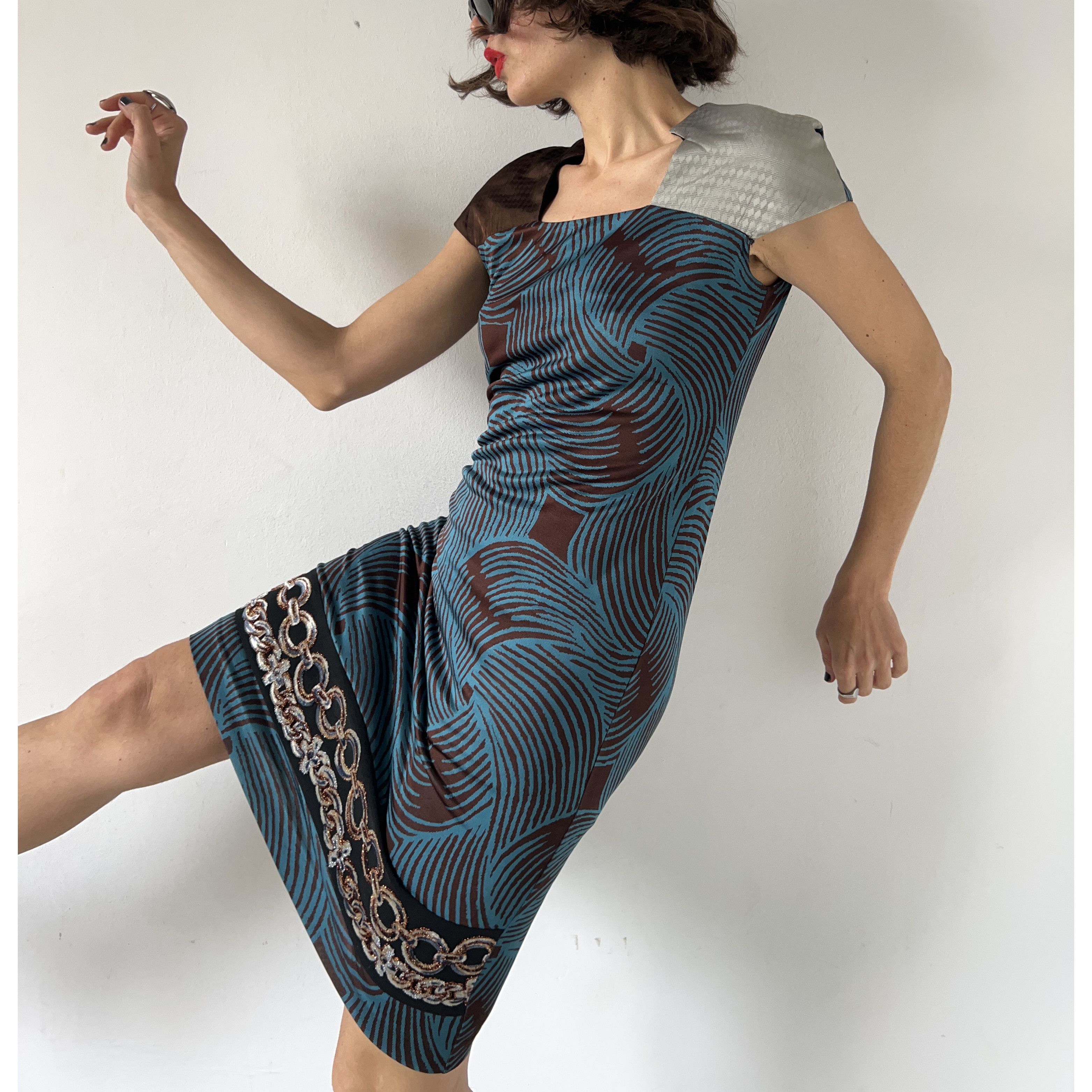 Custo Barcelona Custo Barcelona Y2k pencil abstract dress Size M / US 6-8 / IT 42-44 - 5 Thumbnail
