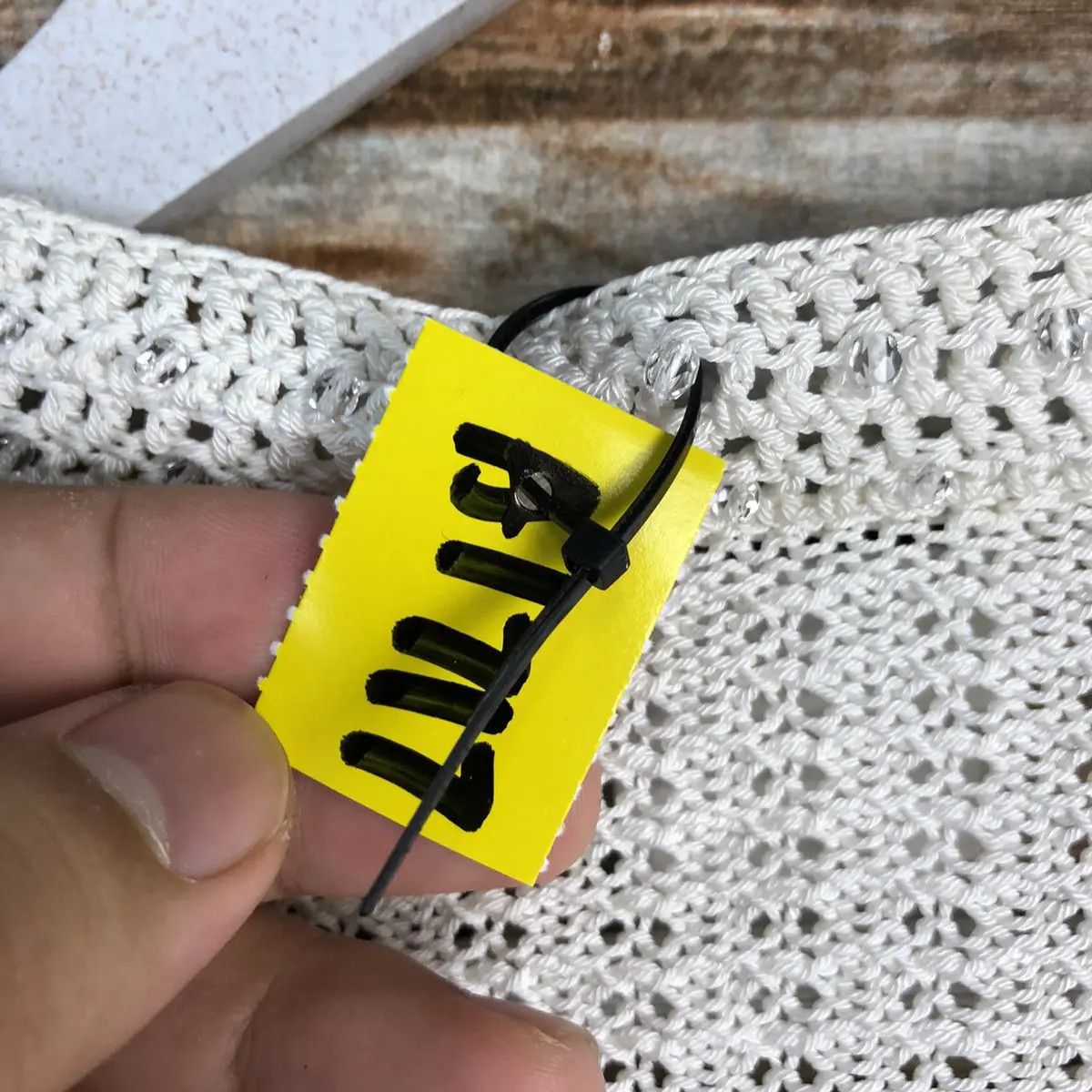 Chanel DL Chanel vintage crochet White Knitwear #A1717 Size XS / US 0-2 / IT 36-38 - 13 Thumbnail