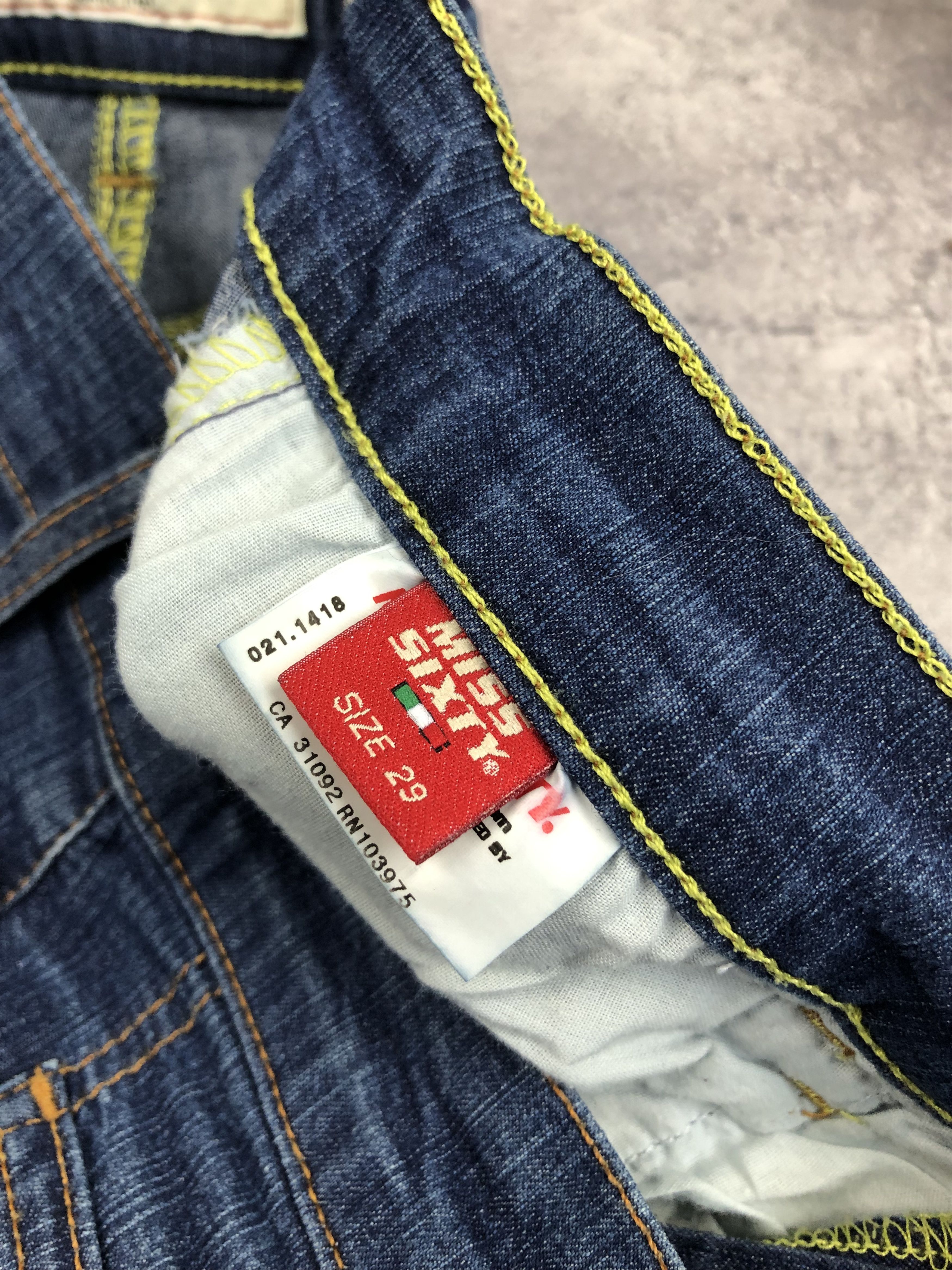 Miss Sixty MISS SIXTY Vintage Denim Flared Jeans Y2k Hippie Streetwear Size 29" - 16 Thumbnail