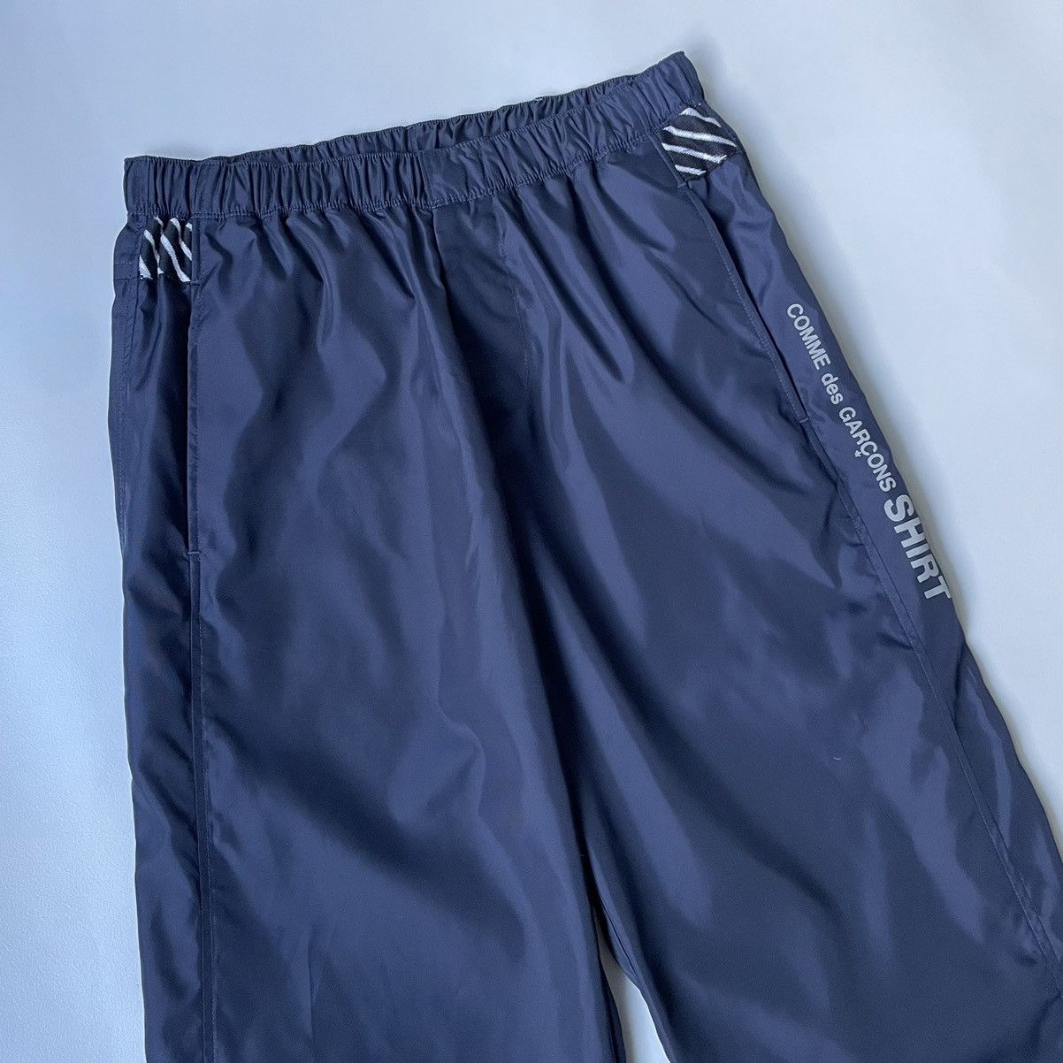 Comme des Garcons Blue Nylon Tech Trousers Size US 32 / EU 48 - 3 Thumbnail
