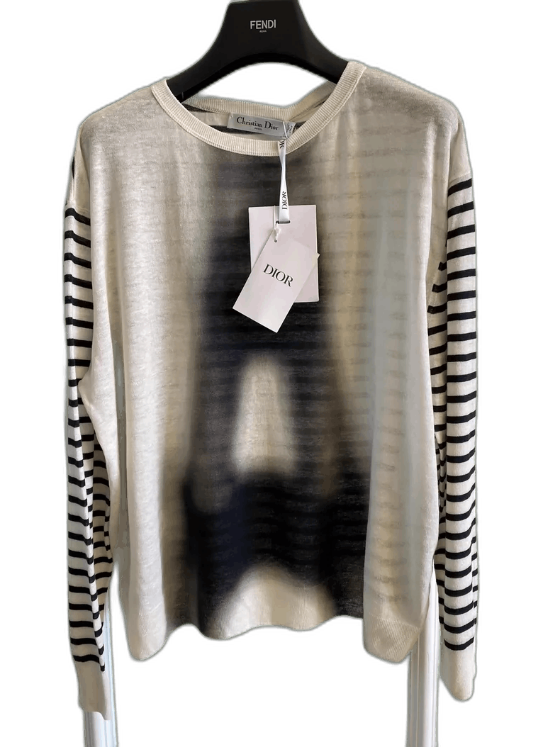 Dior Dior Eiffel Tower Knit Top with Tags-2506 Size XXS / US 00 / IT 34 - 1 Thumbnail
