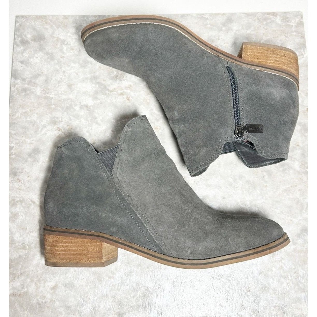 Blondo Blondo Lanka Waterproof Suede Bootie in Dark Grey - Sz 10 Size US 10 / IT 40 - 3 Thumbnail