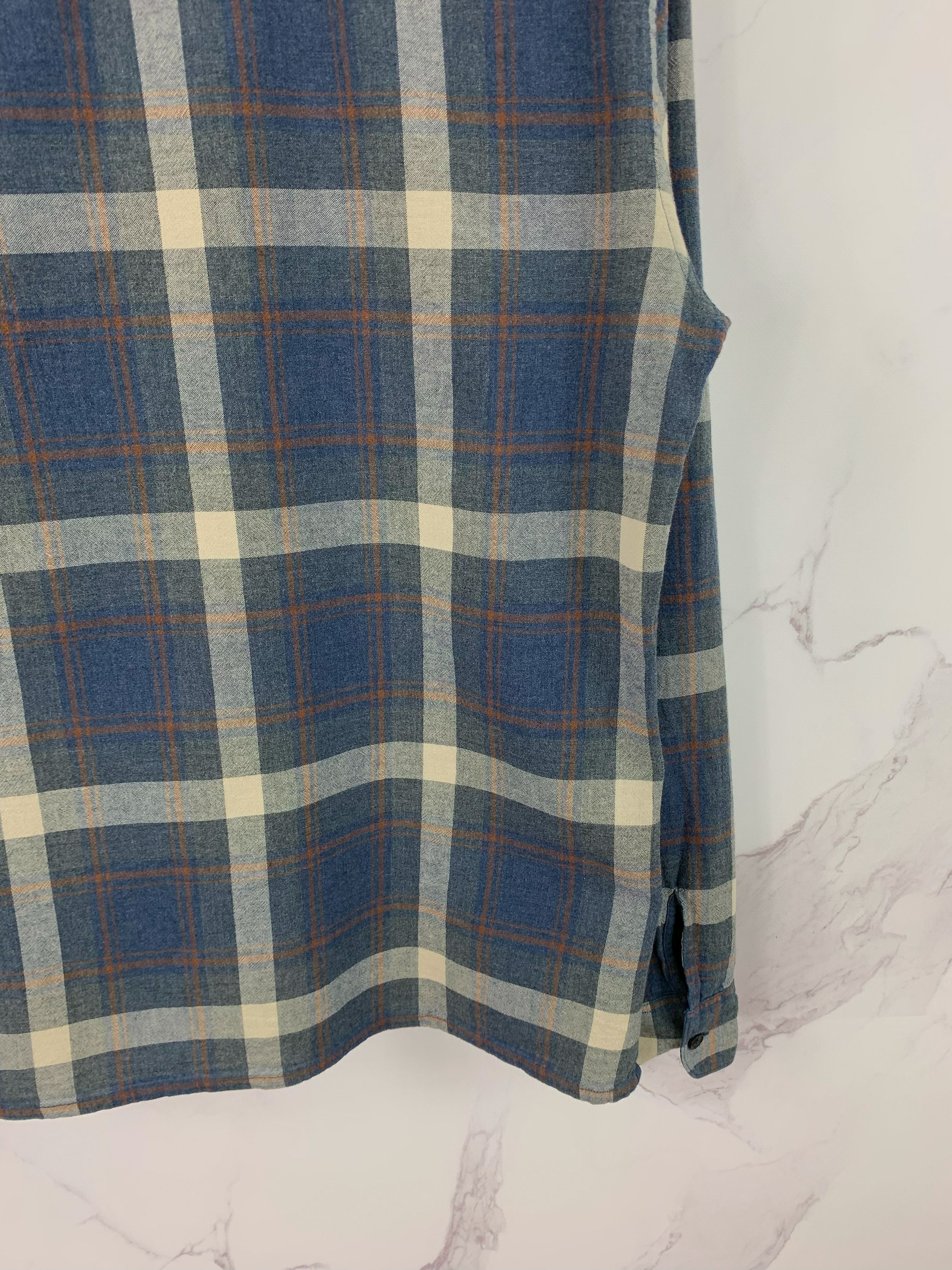 Allsaints AllSaints Shirt Lauderhill Long Sleeve Check Pattern Shirt L Size US L / EU 52-54 / 3 - 7 Thumbnail