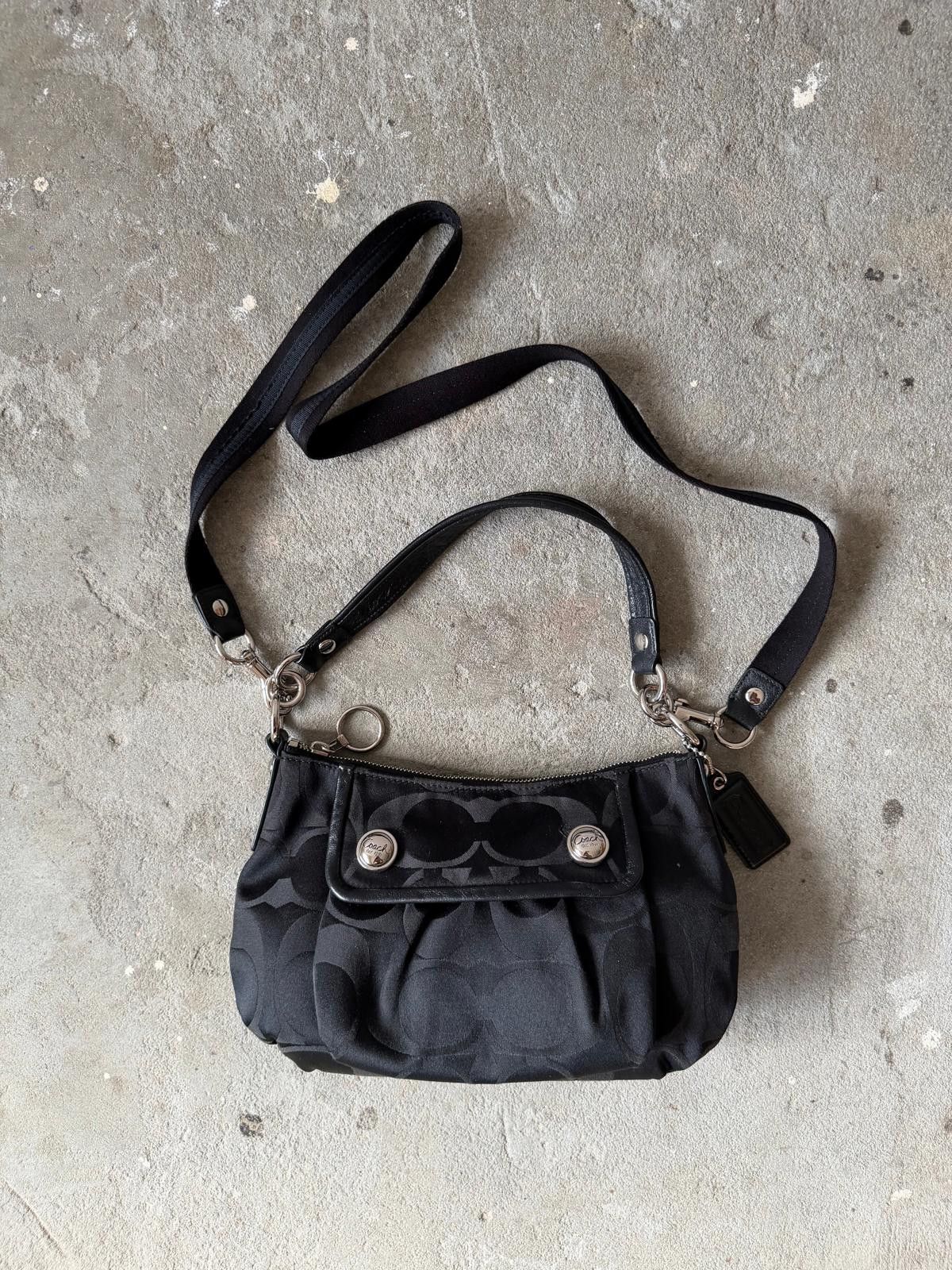 Coach Coach 2Way Poppy Shoulder Bag Black Size ONE SIZE - 2 Thumbnail