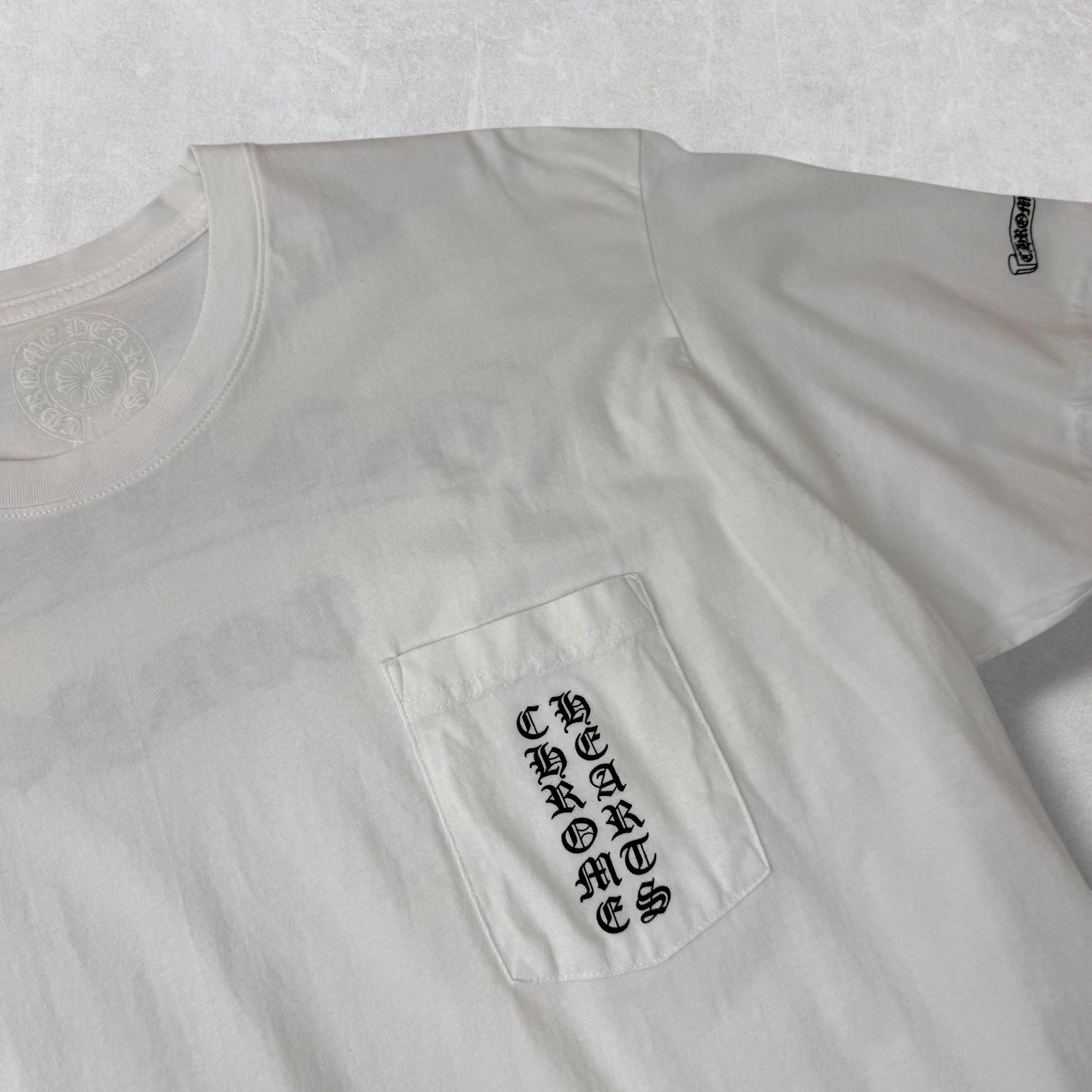 Chrome Hearts Chrome Hearts Tokyo Scroll Logo Tee White XXL Size US XXL / EU 58 / 5 - 3 Thumbnail