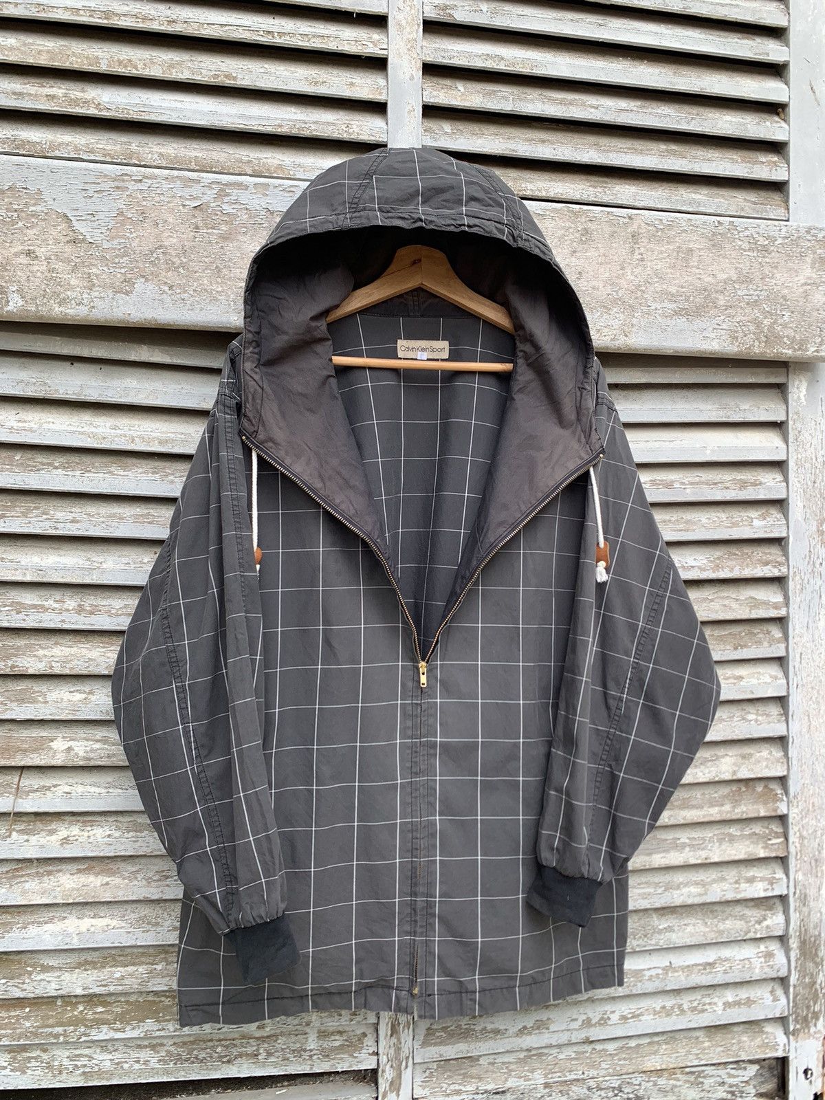 Calvin Klein Calvin Klein Flannel Hooded Jacket Size US L / EU 52-54 / 3 - 4 Thumbnail