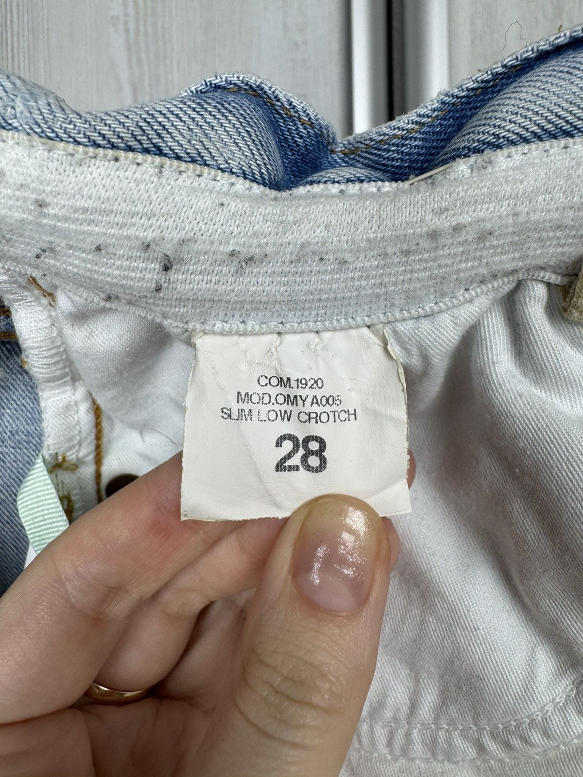 Off-White Off-White light blue distressed denim womens jeans Size 28" / US 6 / IT 42 - 10 Thumbnail