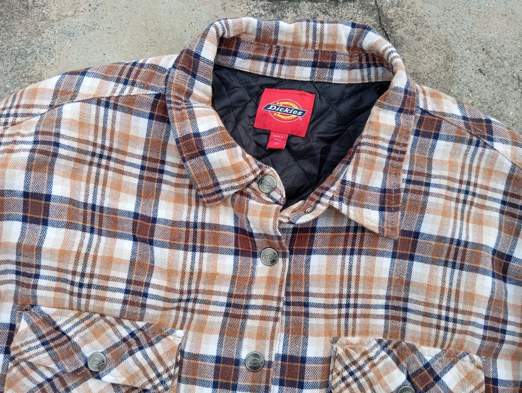 Dickies Dickies 🛠️ Flannel Quilted Lined Jacket Size ONE SIZE - 1 Thumbnail