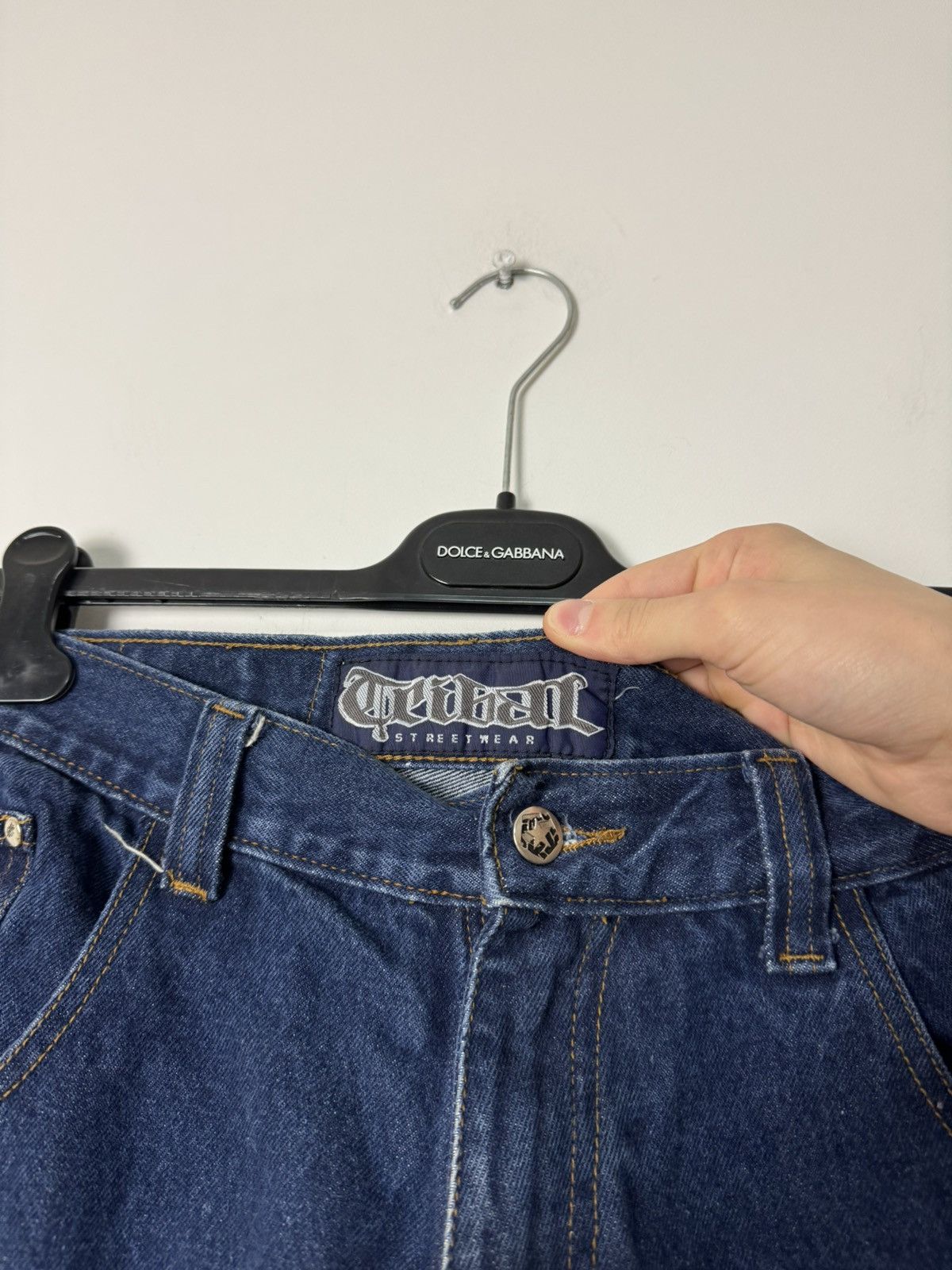 Tribal Streetwear Vintage 00s Tribal Streetwear Denim Shorts Baggy jnco style Size US 34 / EU 50 - 6 Thumbnail