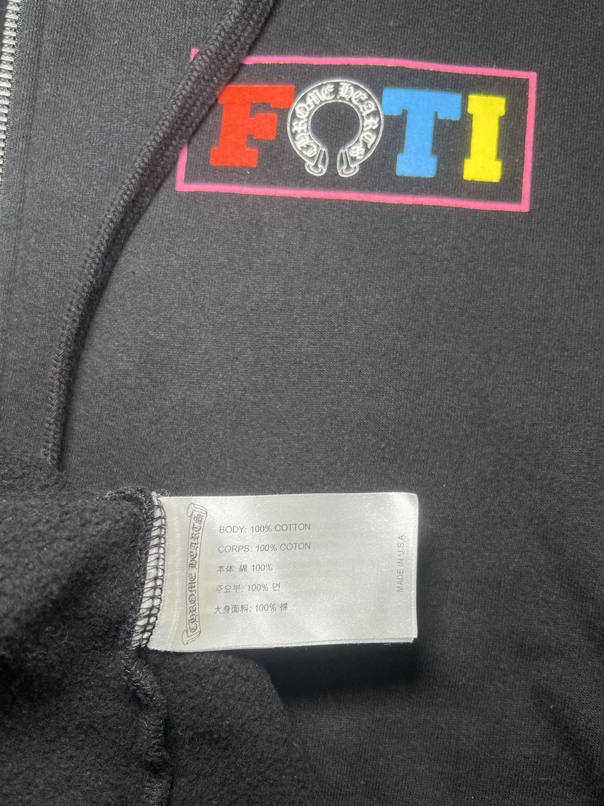 Chrome Hearts Chrome Hearts Colorful FOTI Zip-up Hoodie Size US S / EU 44-46 / 1 - 4 Thumbnail