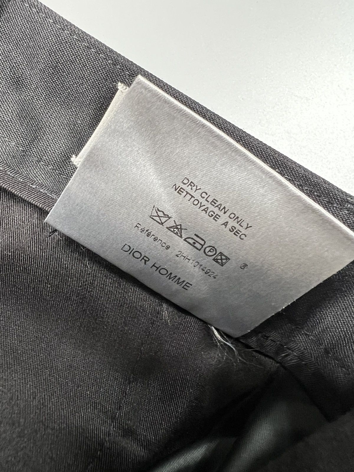 Dior × Hedi Slimane Dior x Hedi Slimane F/W 2002 “Reflexion” Stack Wool Trouser Size US 28 / EU 44 - 9 Thumbnail