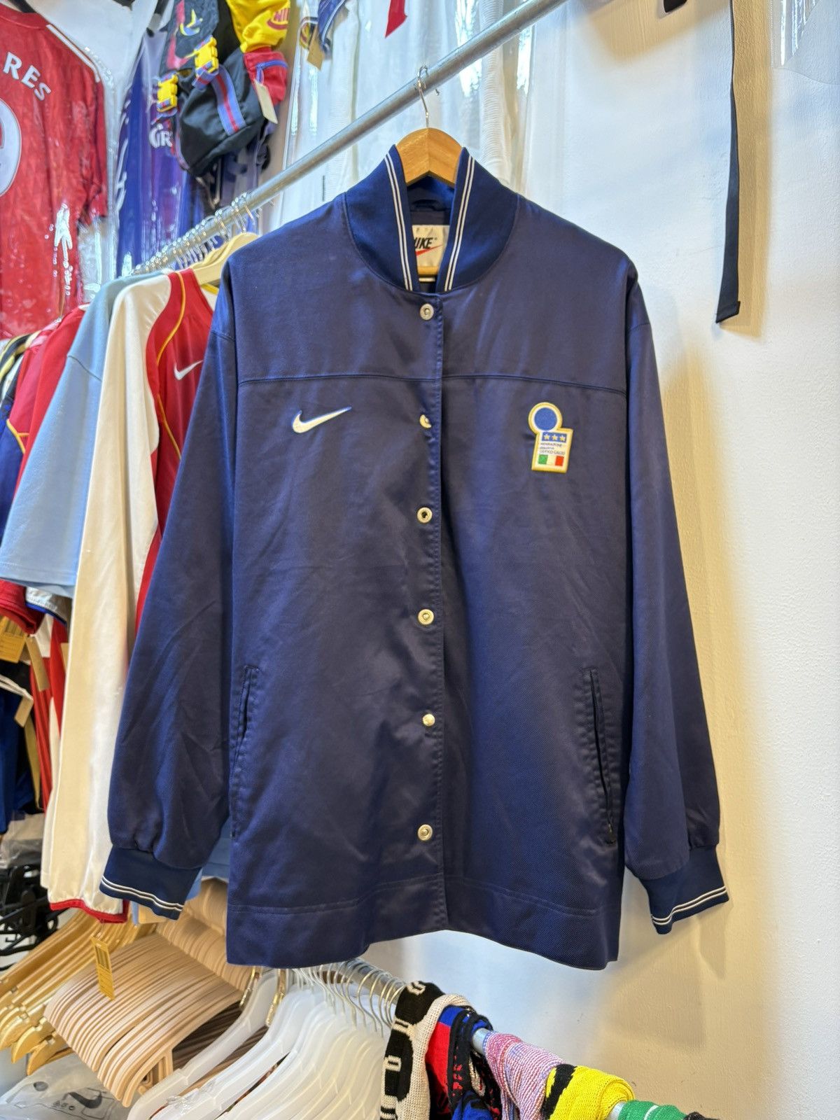 Nike Vintage 90s Italy Football Tracksuit Size US M / EU 48-50 / 2 - 1 Thumbnail