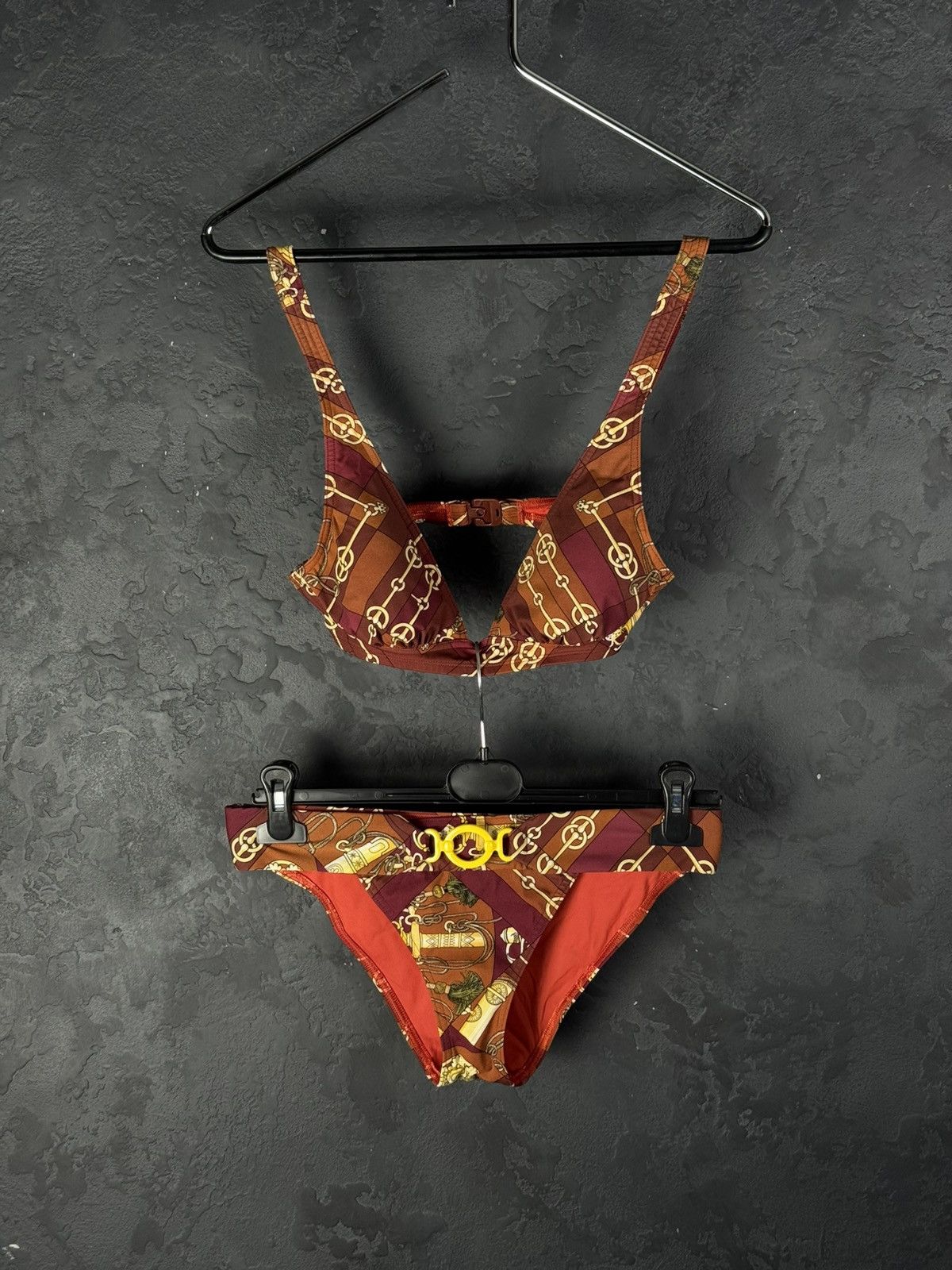 Hermes Hermes Two-Piece Swimsuit Classic Pattern Size 34 Size ONE SIZE - 1 Thumbnail