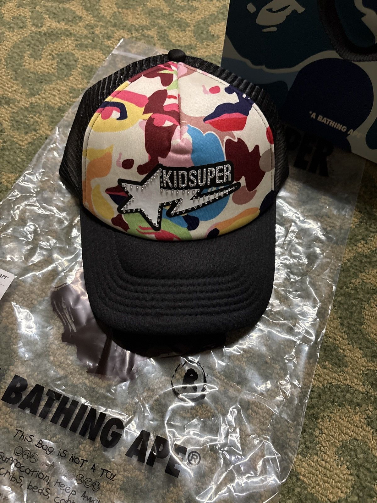 Bape × Kidsuper Studios Bape x Kidsuper Bapesta Logo