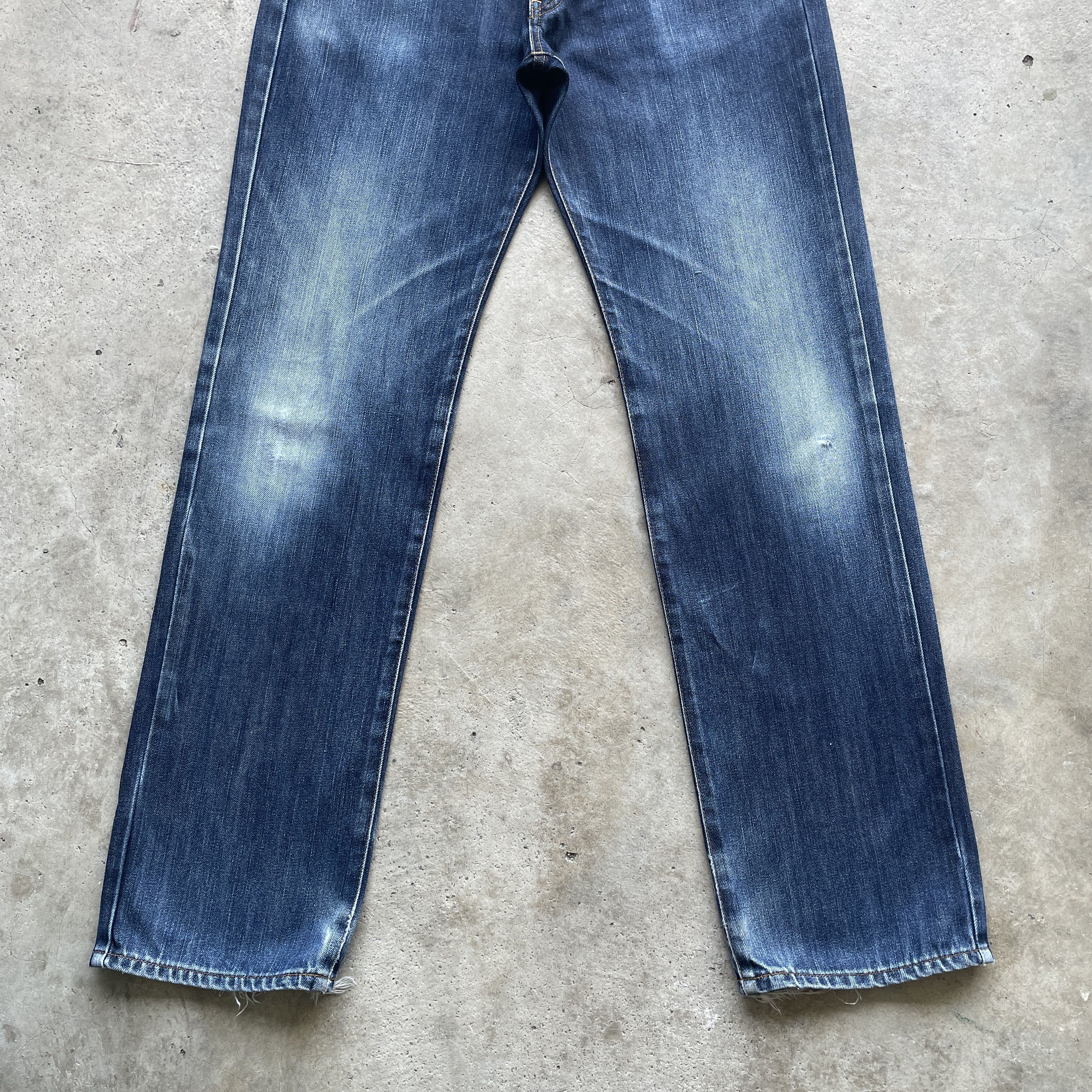 Edwin VINTAGE EDWIN 404 JAPAN FADED DENIM PANTS JEANS W31x33.5 Size US 31 - 5 Thumbnail