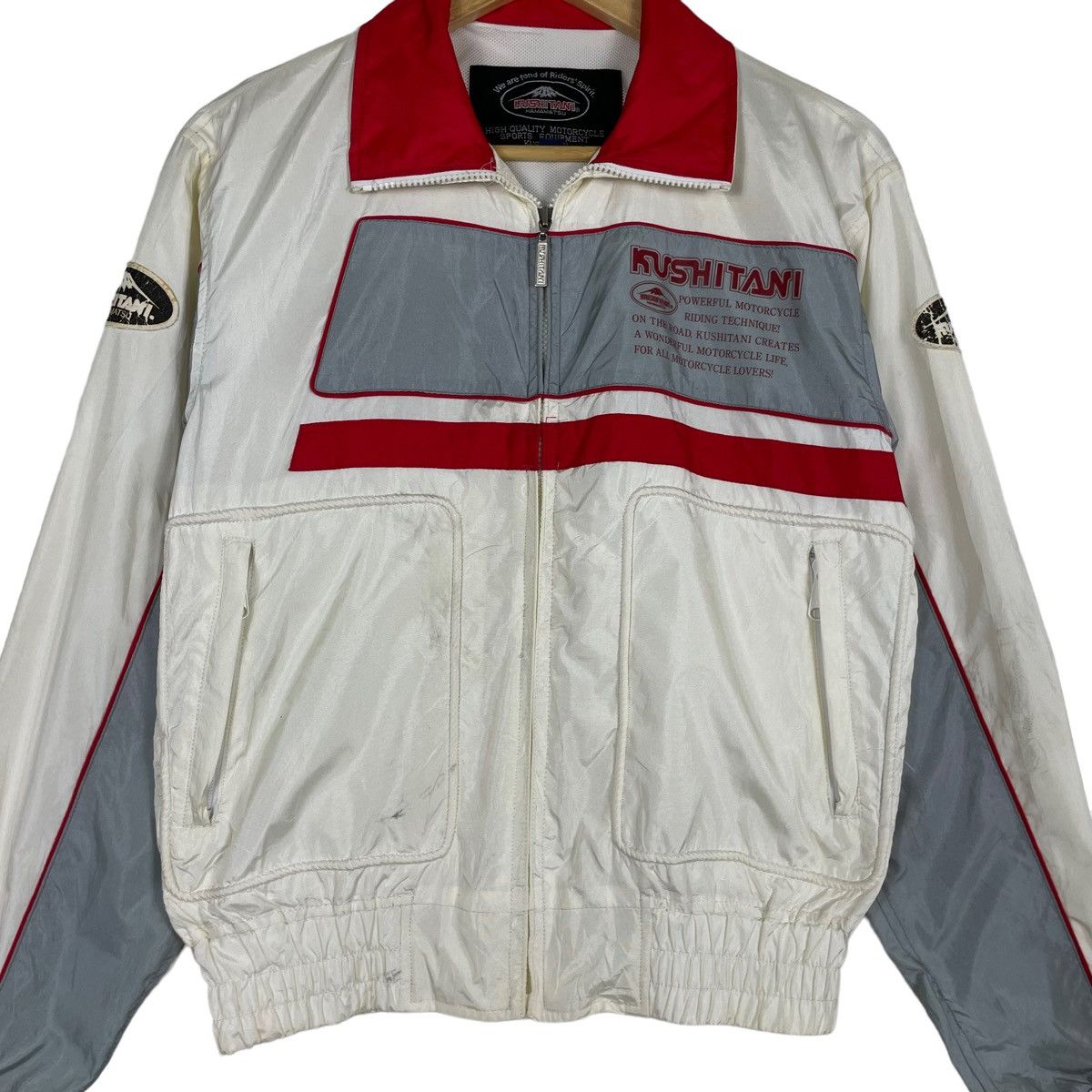 Japanese Brand × Kadoya 💥80s KUSHITANI RACING JAPAN BIKER JACKET Size US M / EU 48-50 / 2 - 5 Thumbnail