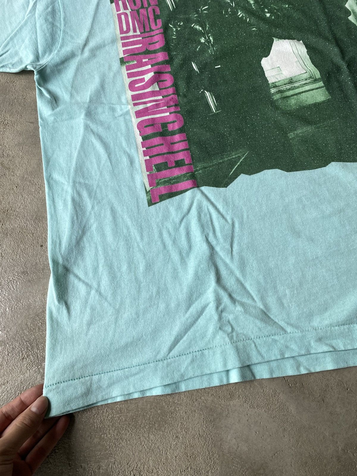 Rap Tees Vintage Run Dmc Raising Hell Tshirt Size US XL / EU 56 / 4 - 6 Thumbnail